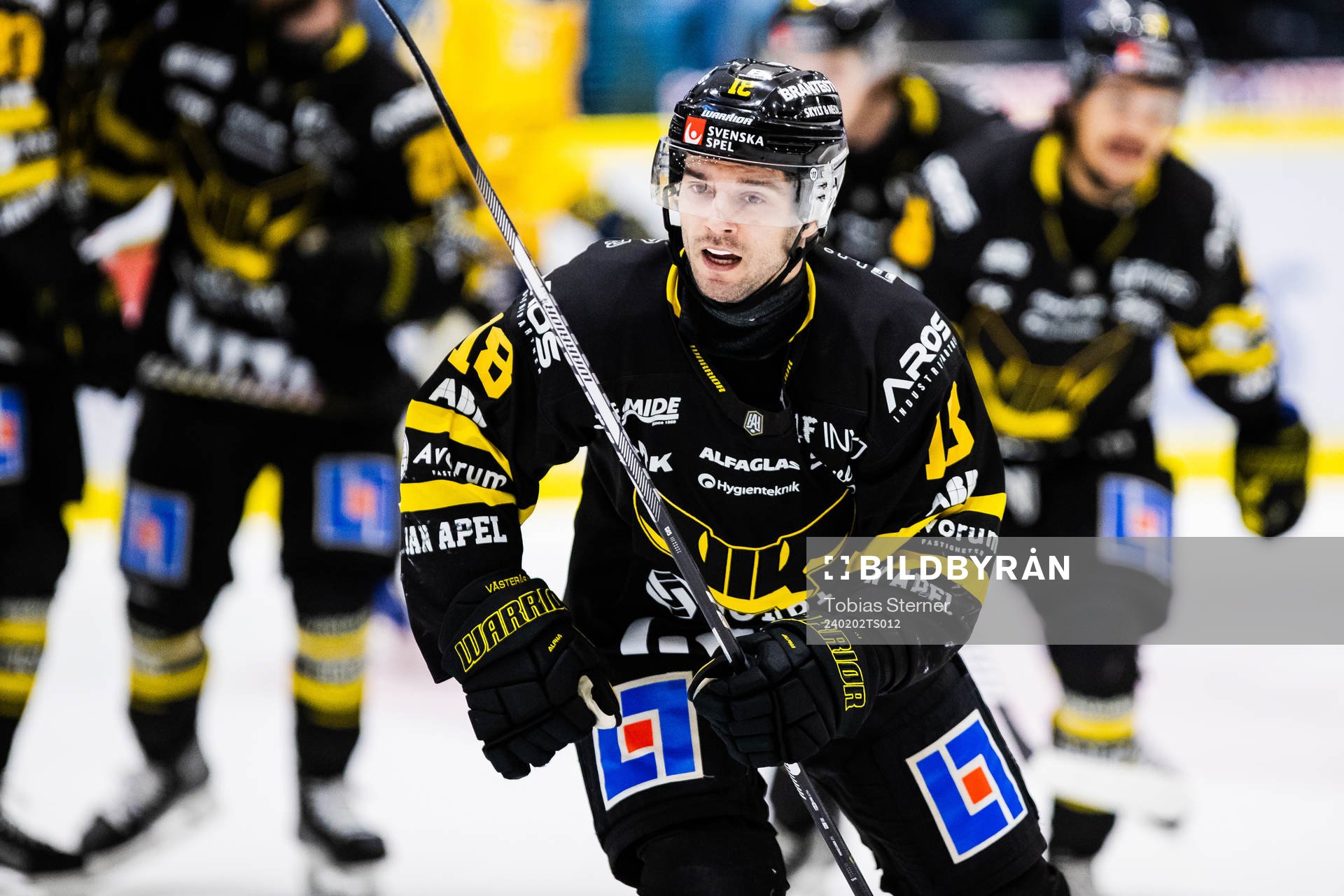 Västerås Shane Gersich jublar