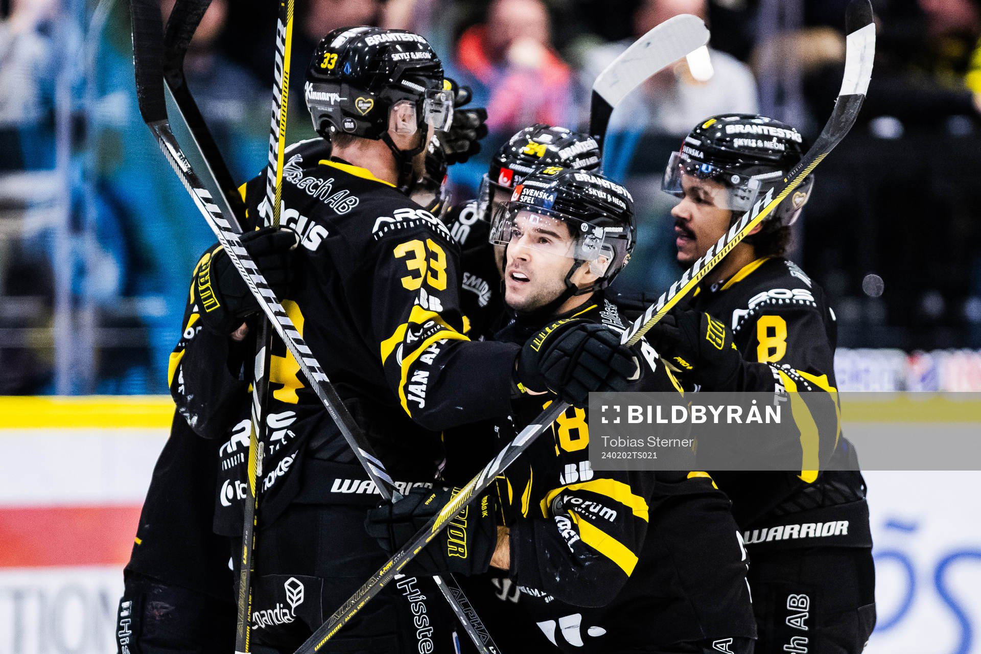 Västerås Shane Gersich jublar