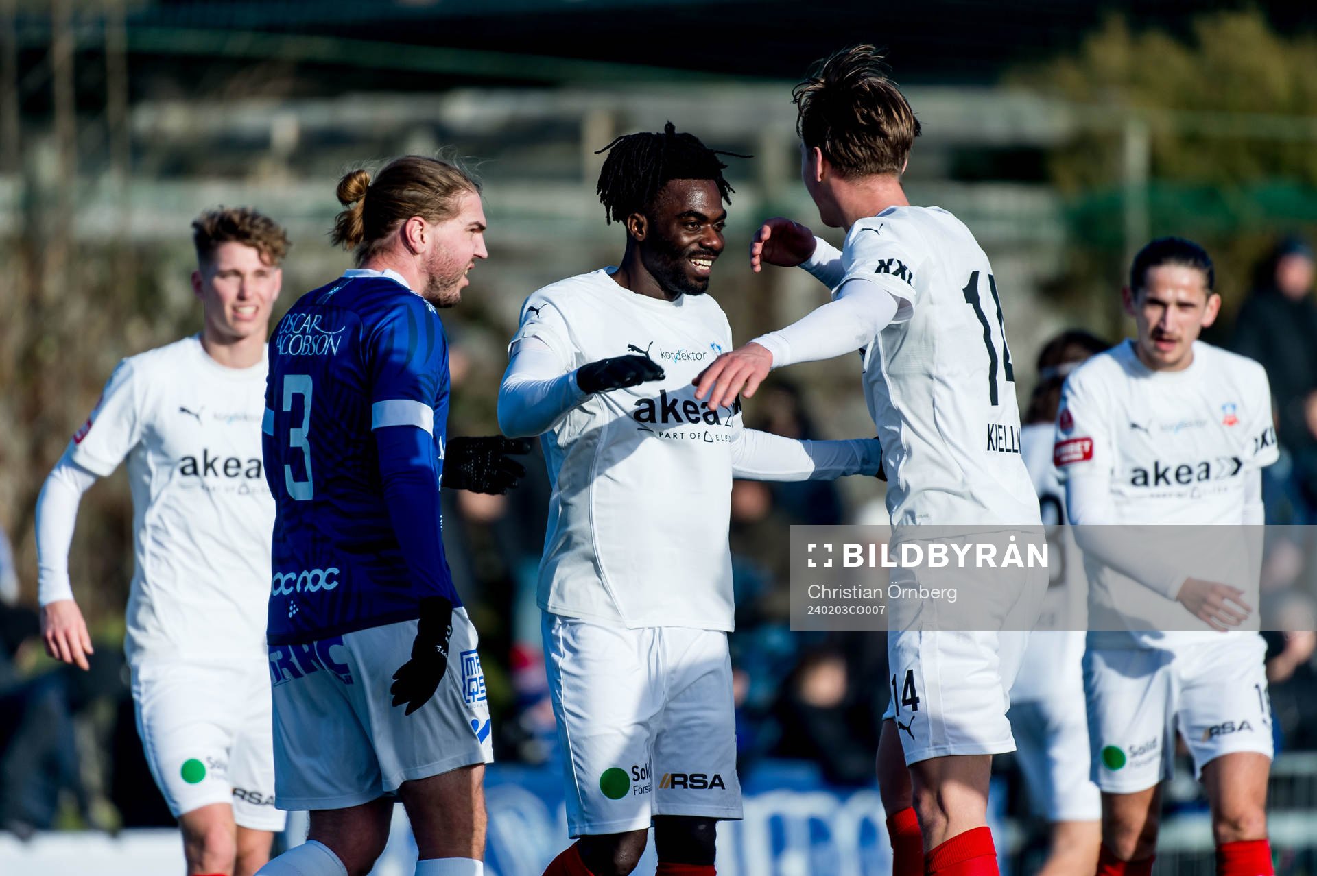 Helsingborgs Benjamin Acquah jublar