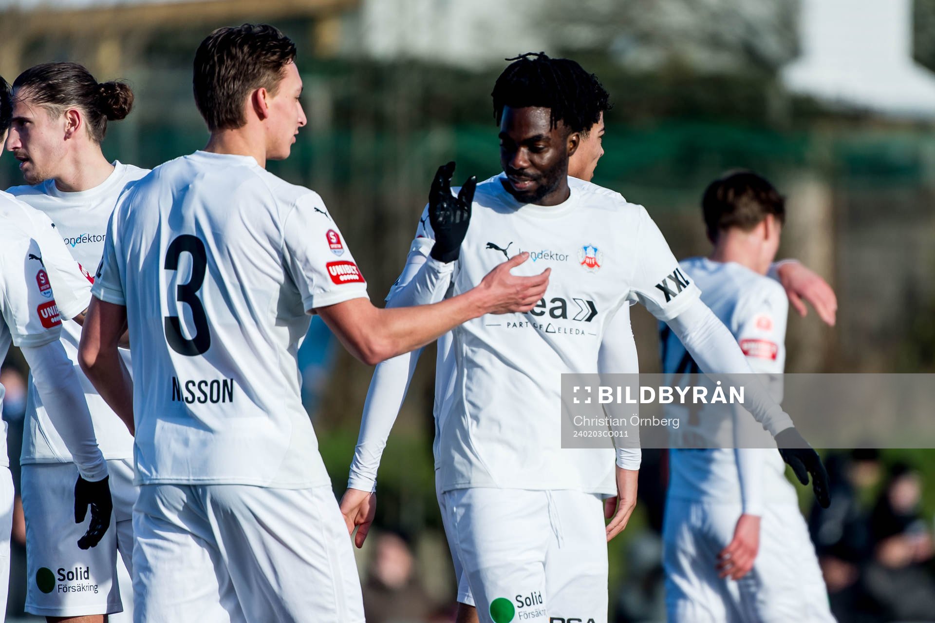 Helsingborgs Benjamin Acquah jublar