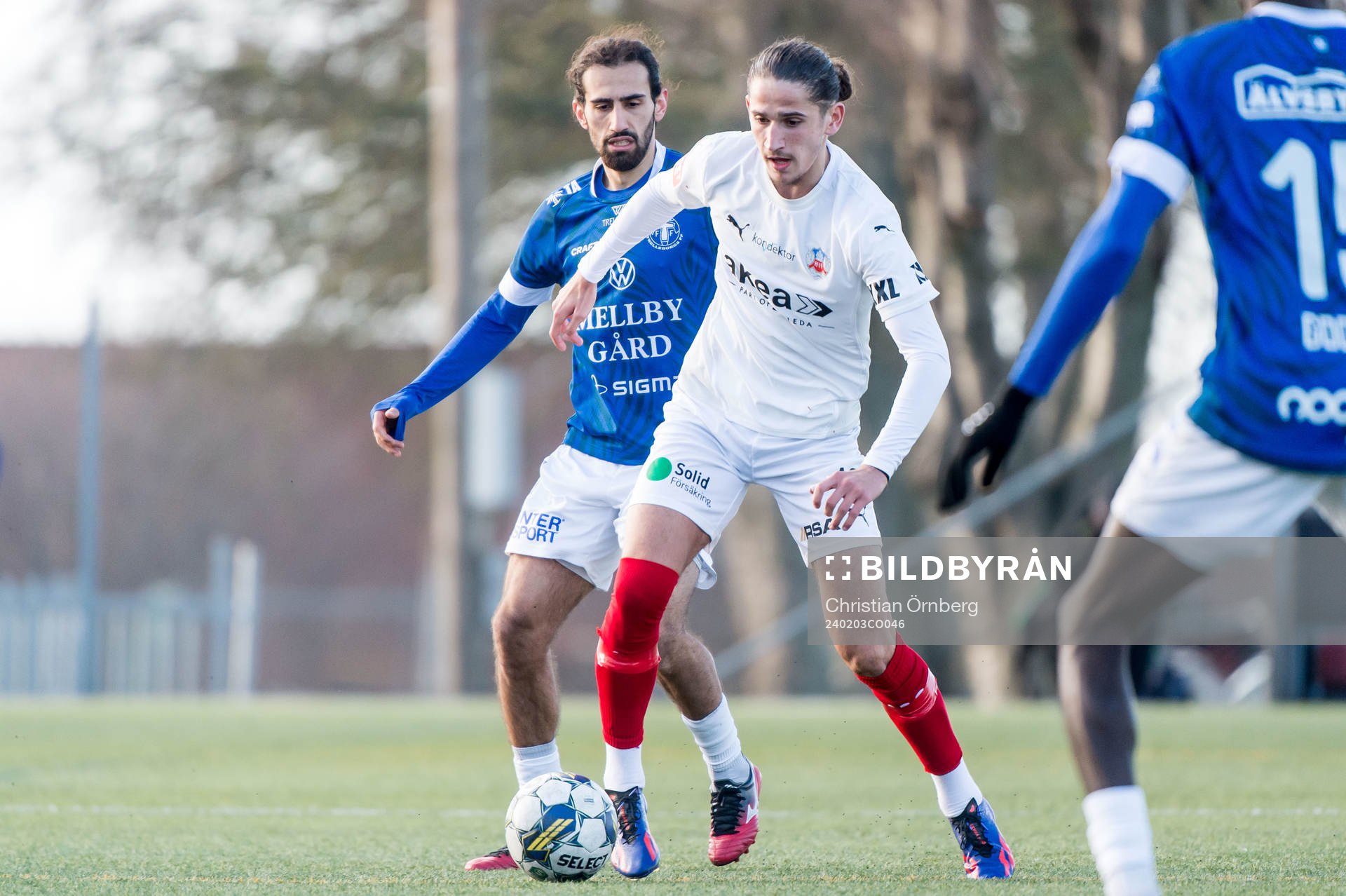 Helsingborgs Ervin Gigovic och Trelleborgs Hady Saleh Karim