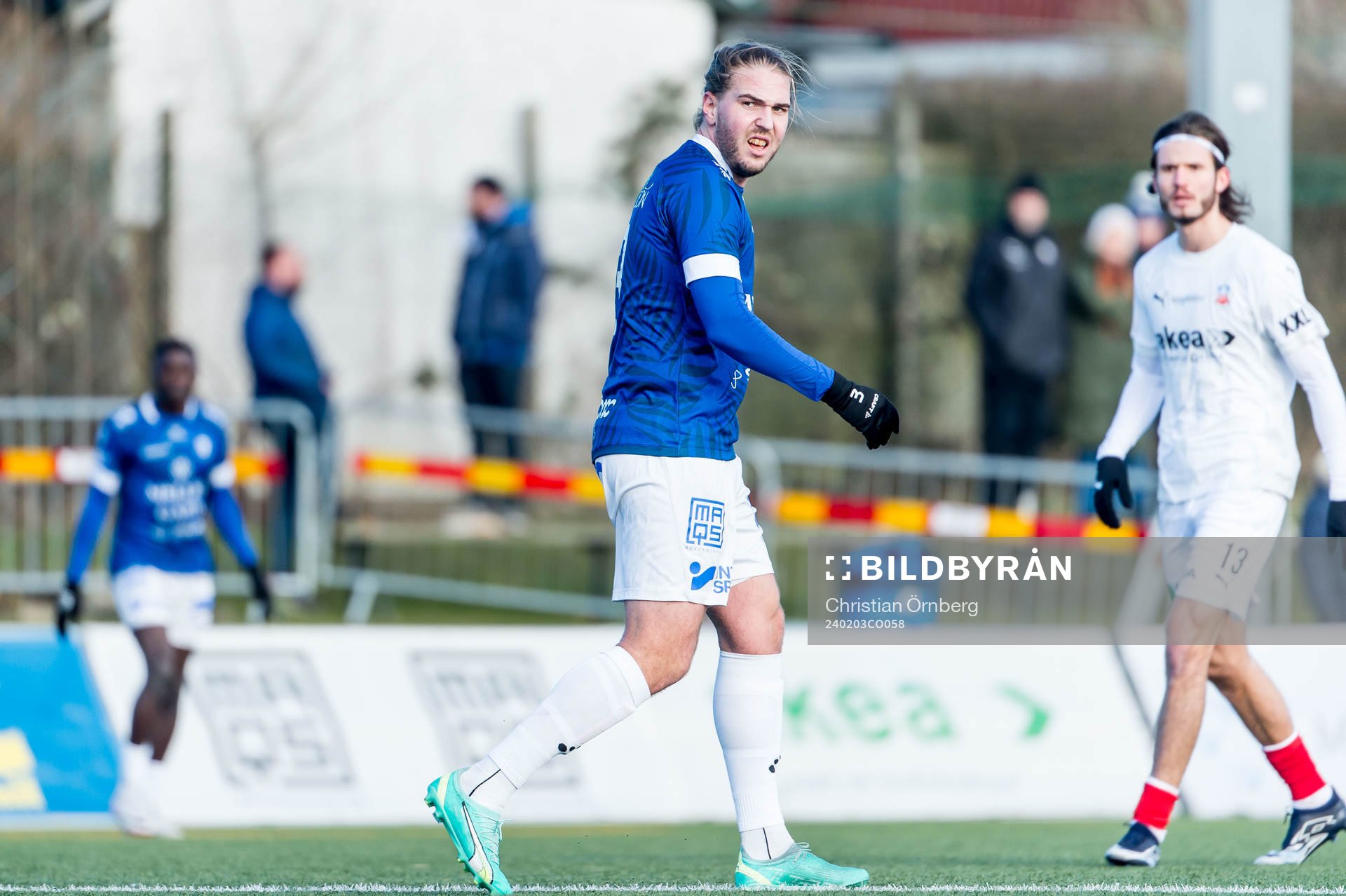 Trelleborgs Charlie Weberg deppar