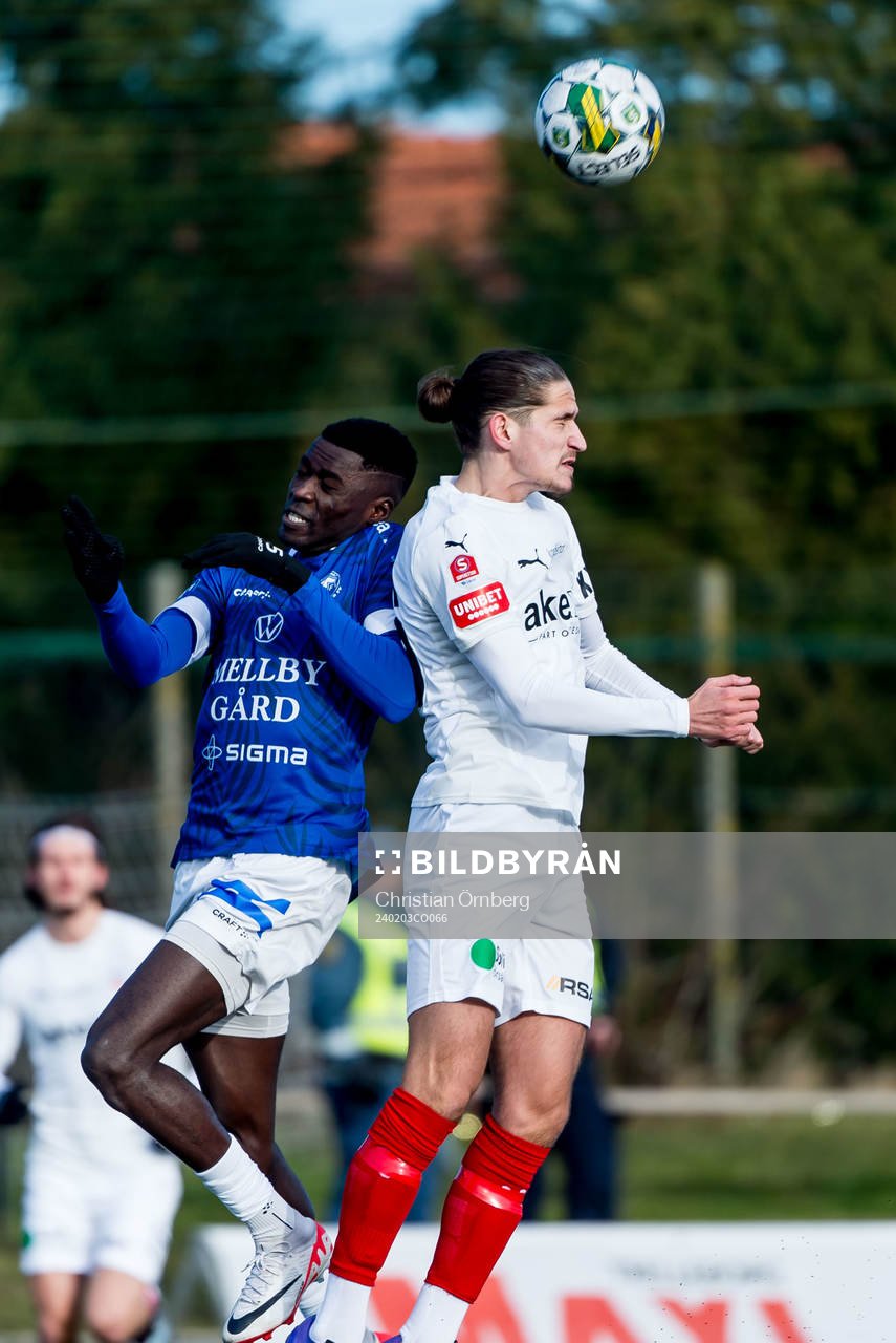 Trelleborgs Emmanuel Godwin och Helsingborgs Ervin Gigovic