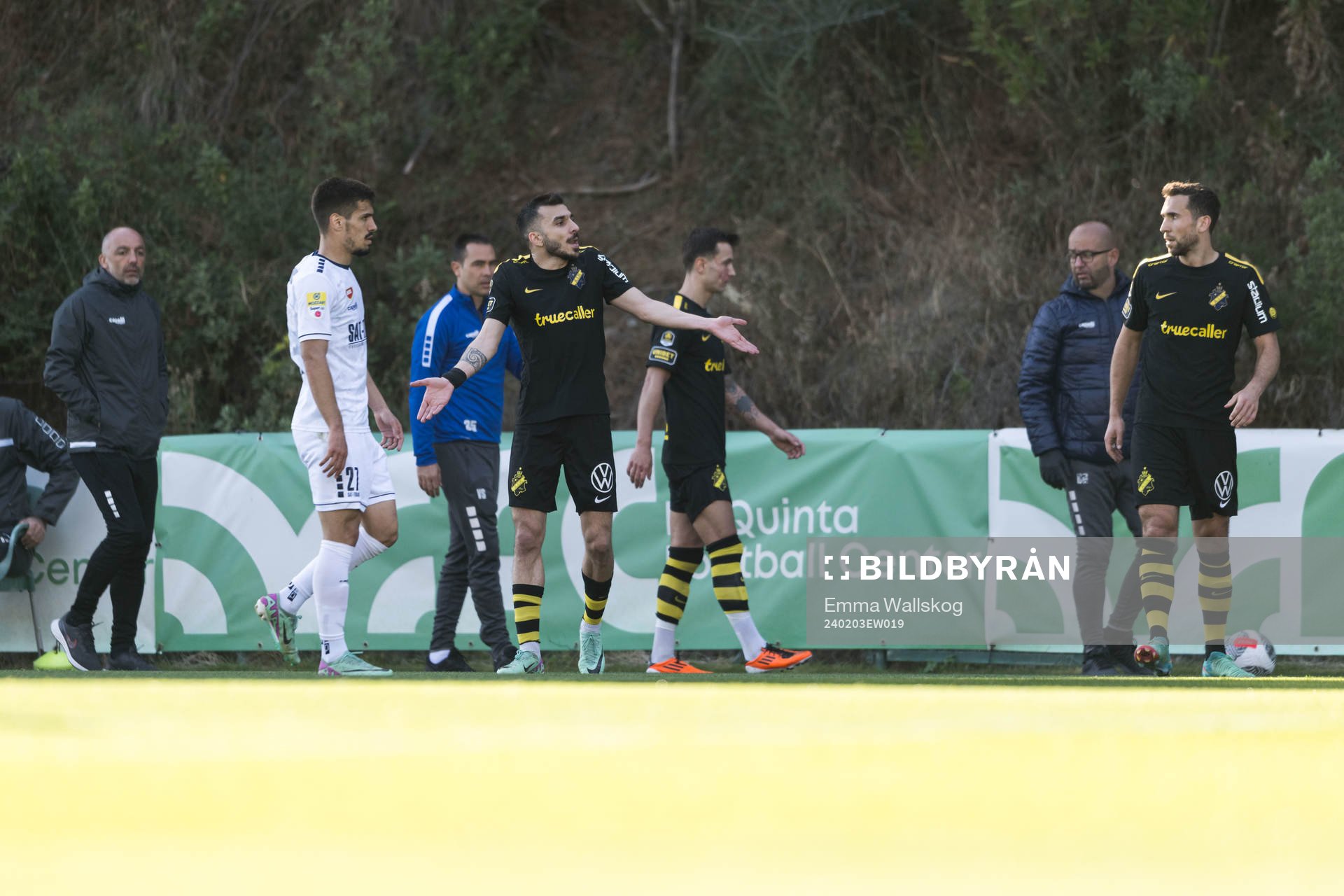 Ioannis Pittas of AIK reacts