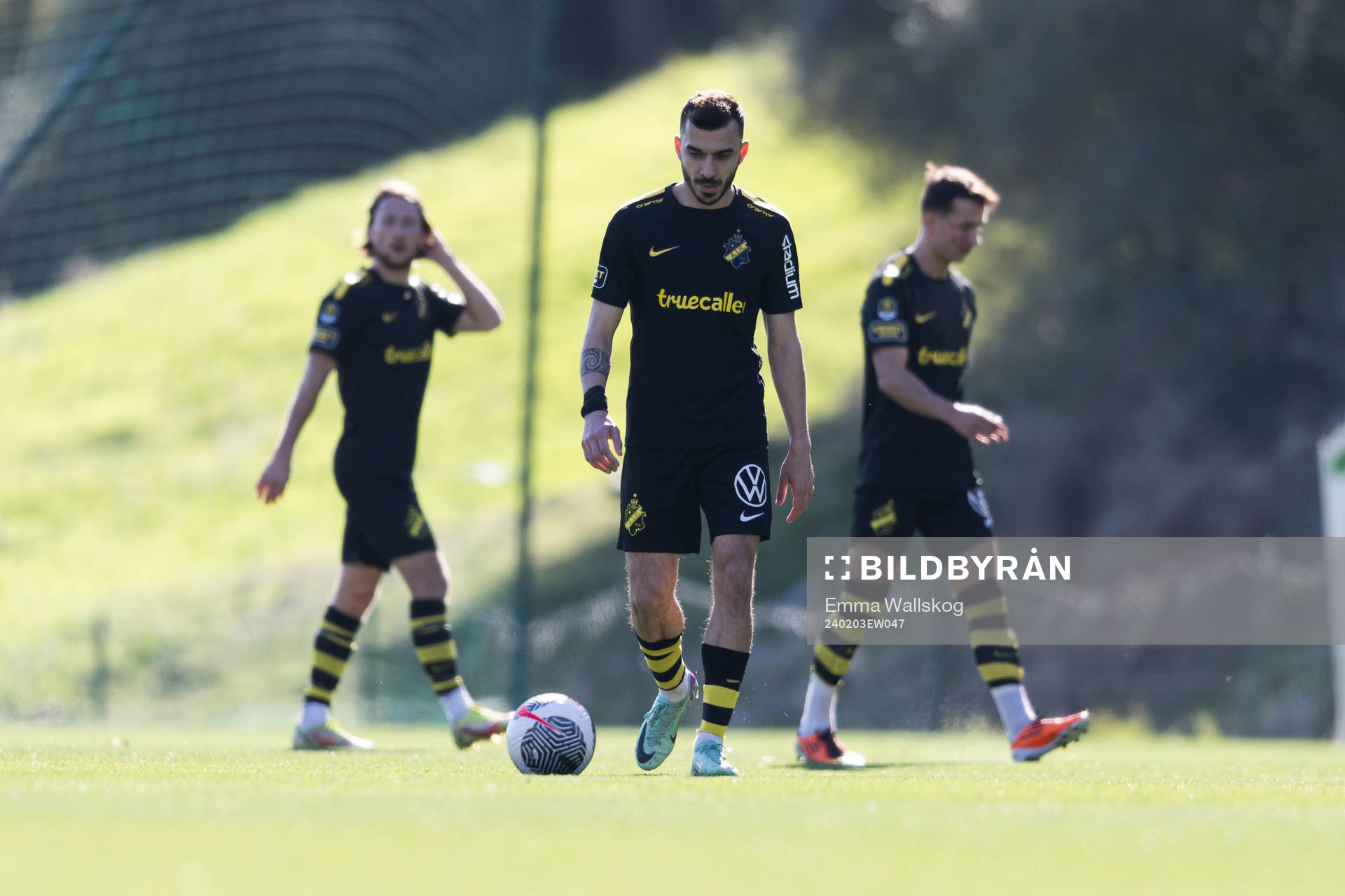 Ioannis Pittas of AIK looks dejected