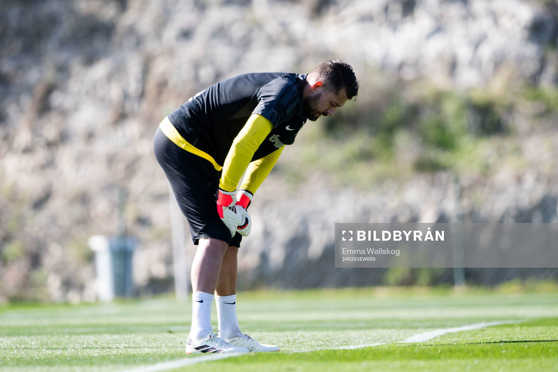 Goalkeeper Kristoffer Nordfeldt of AIK