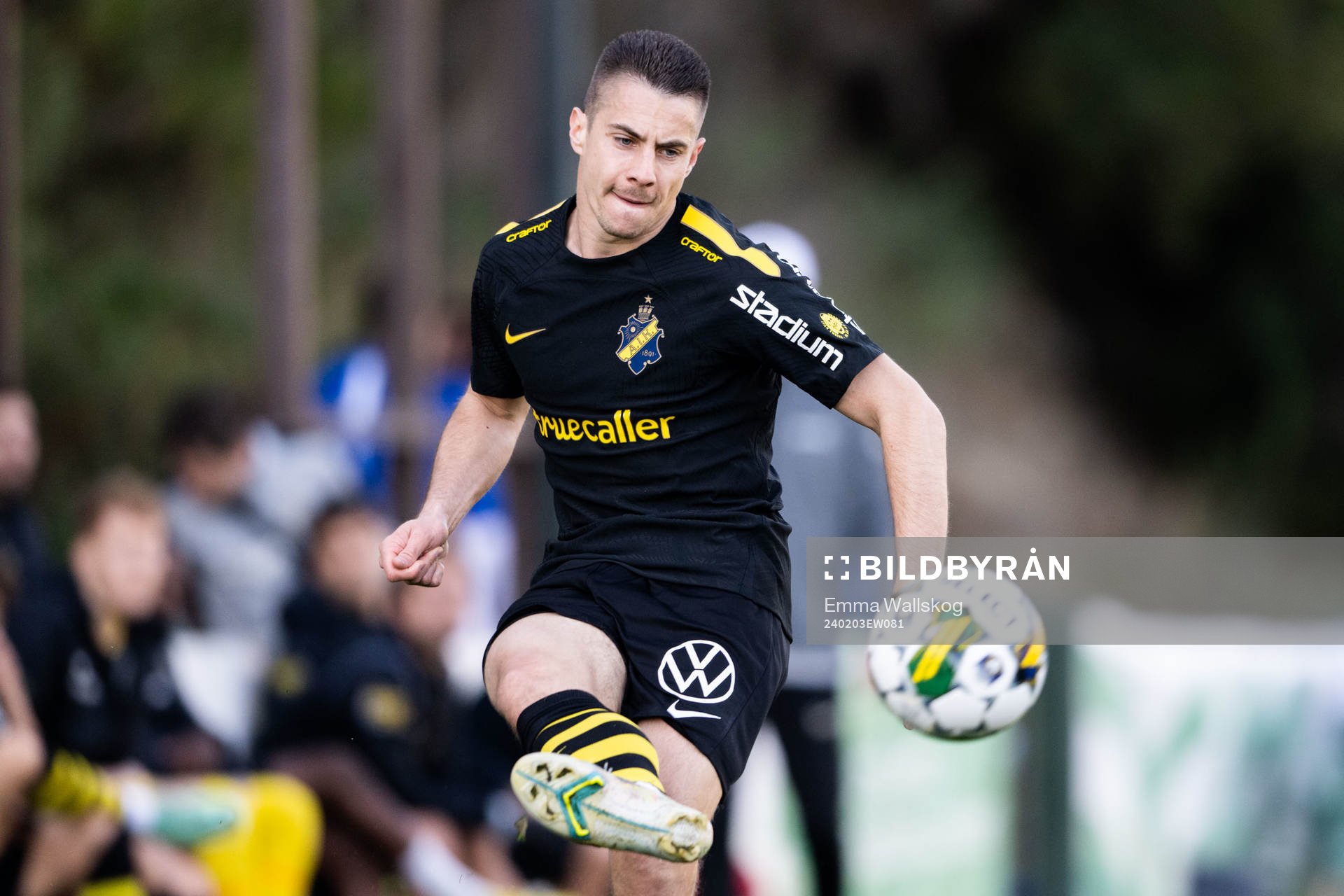 Dino Besirovic of AIK during the Friendly match between AIK and FK TSC Backa Topola on February 3, 2024 in Marbella. 