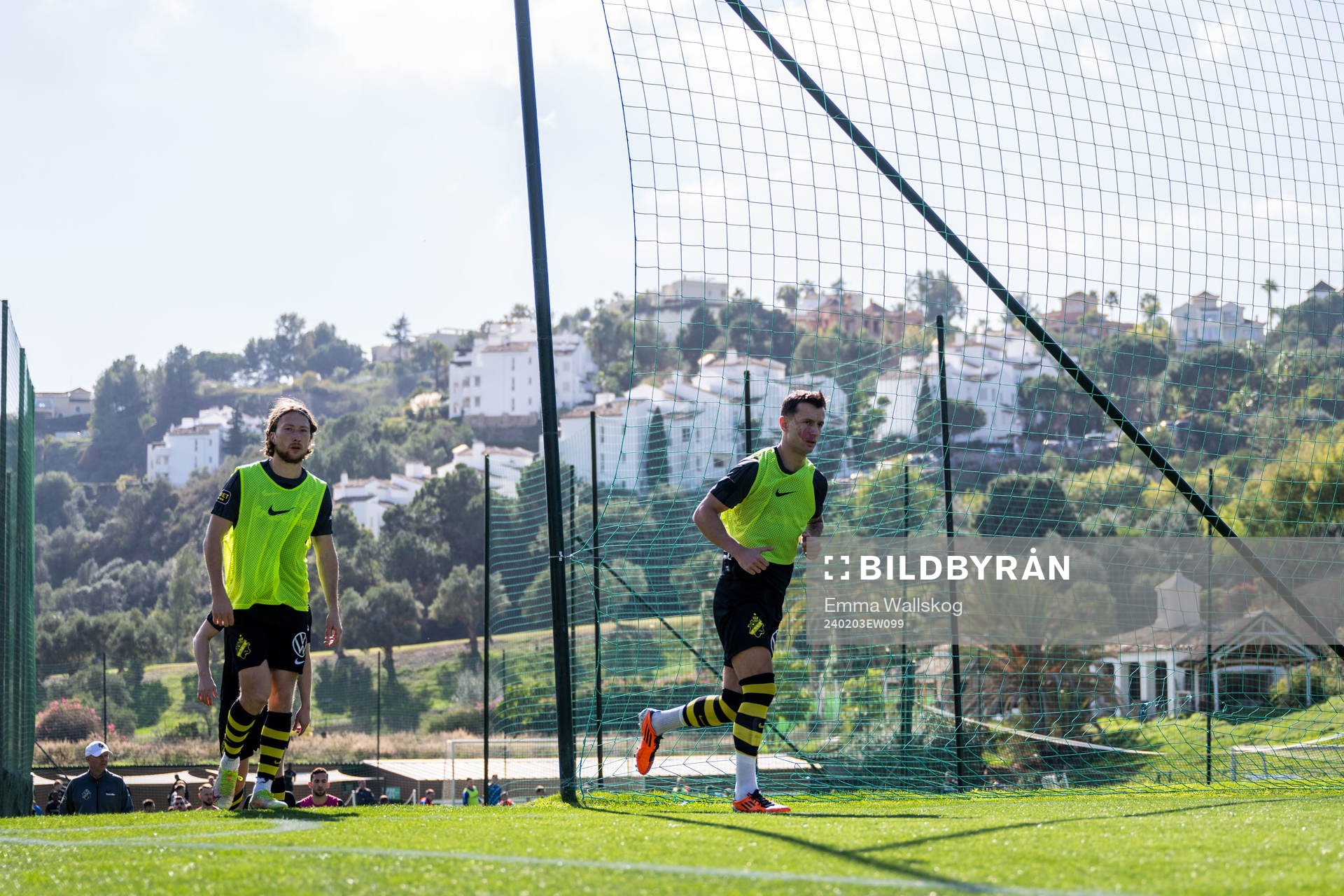 Axel Björnström and Bersant Celina of AIK