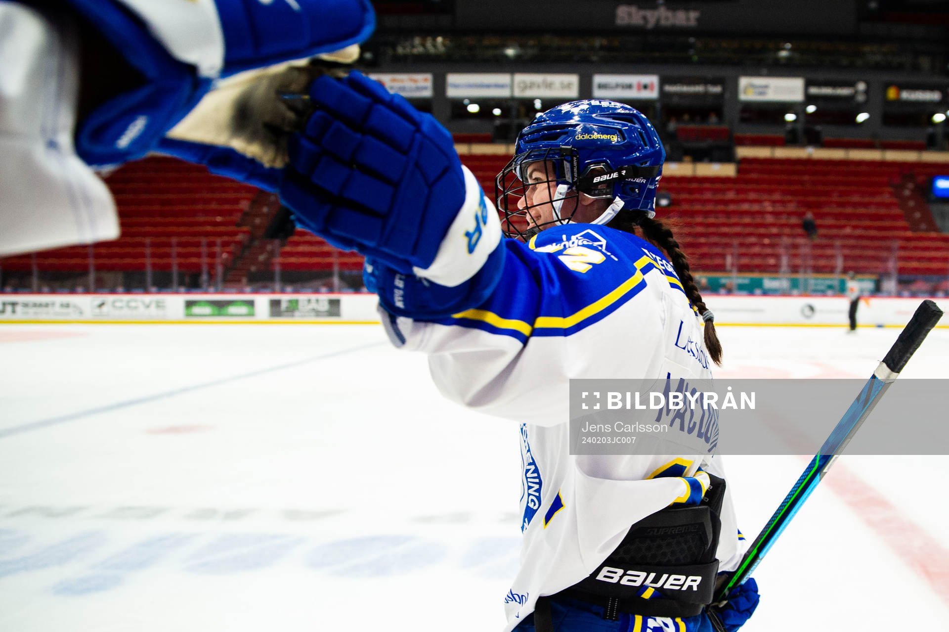 Leksands Autumn Macdougall jublar