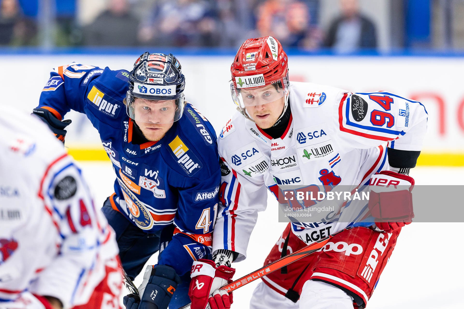 Växjös Ludvig Nilsson och Timrås Sebastian Hartmann
