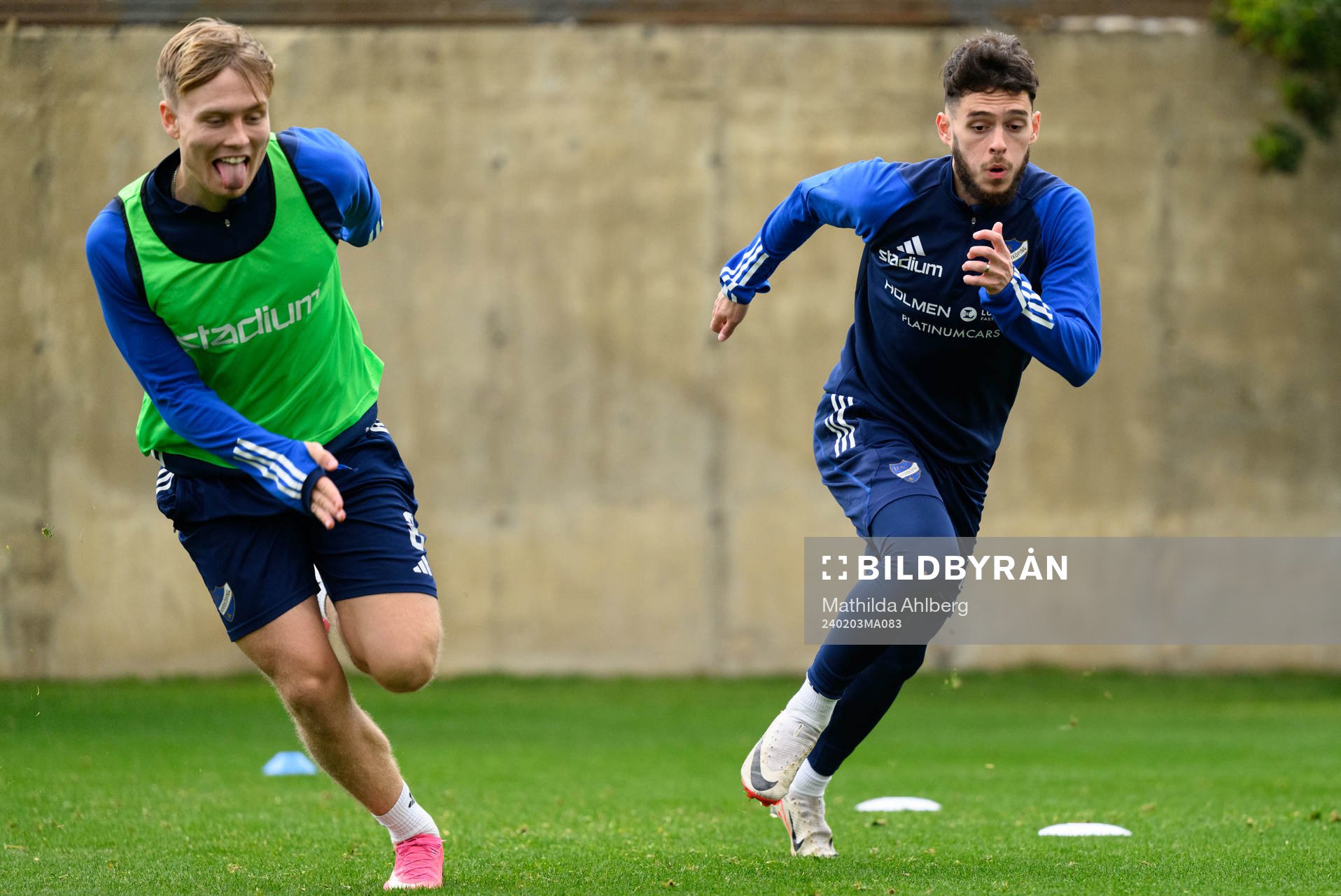 IFK Norrköpings Isak Andri Sigurgeirsson och Laorent