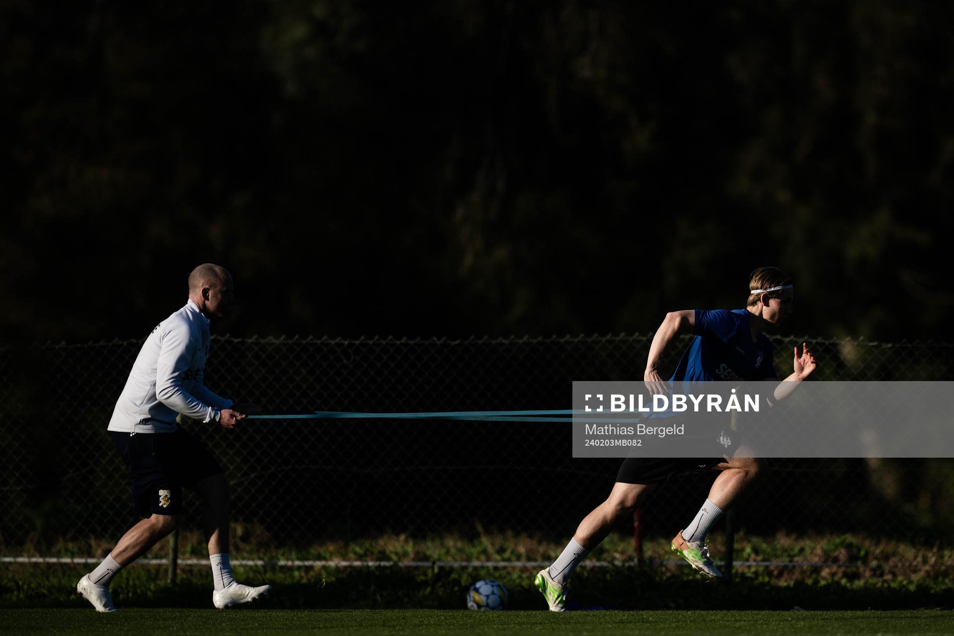 Fysioterapeut Calle Persson och Johan Bångsbo