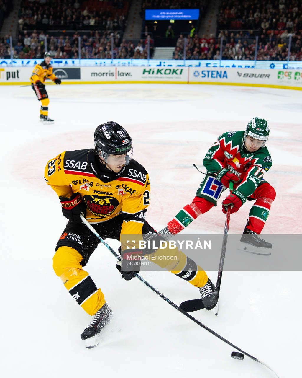 Luleås Jesper Sellgren och Frölundas Isac Born