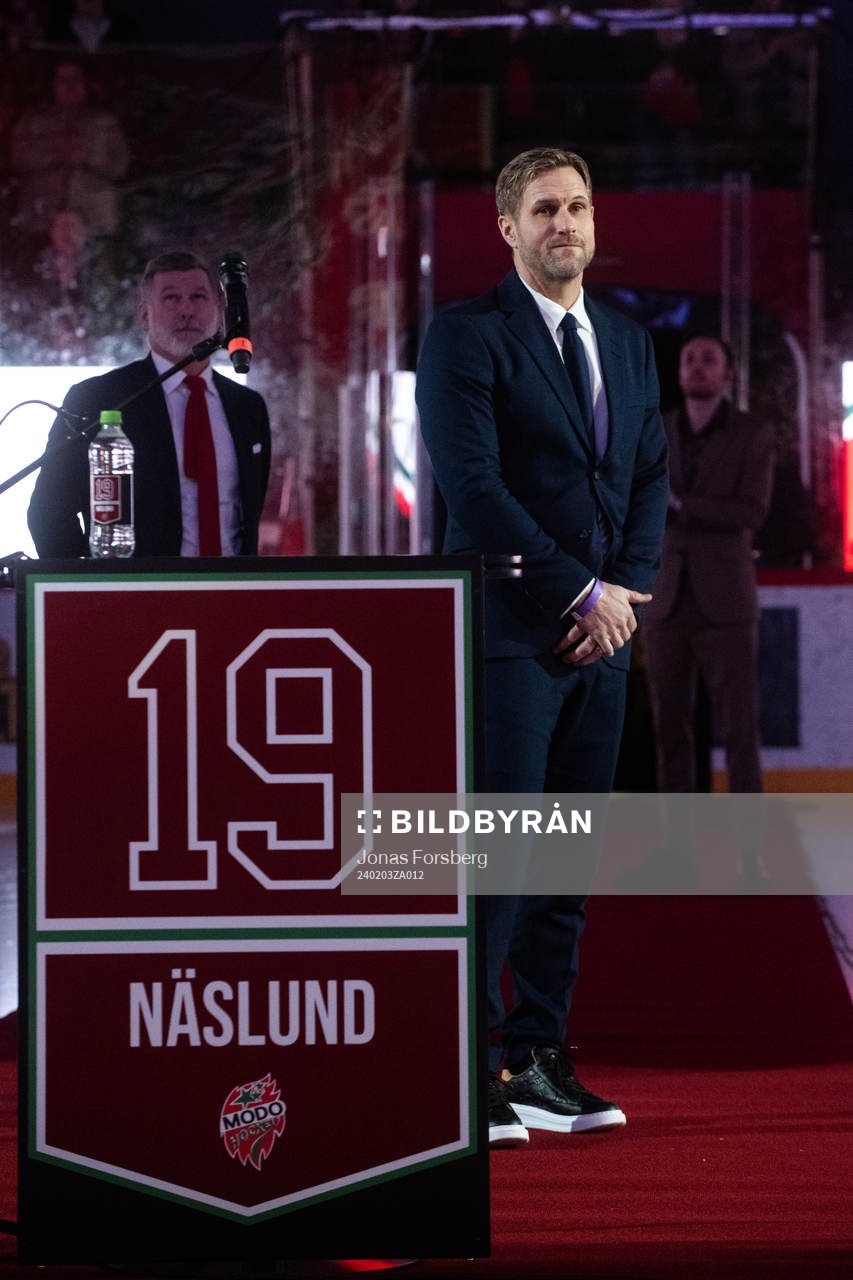 Markus Näslund hyllas