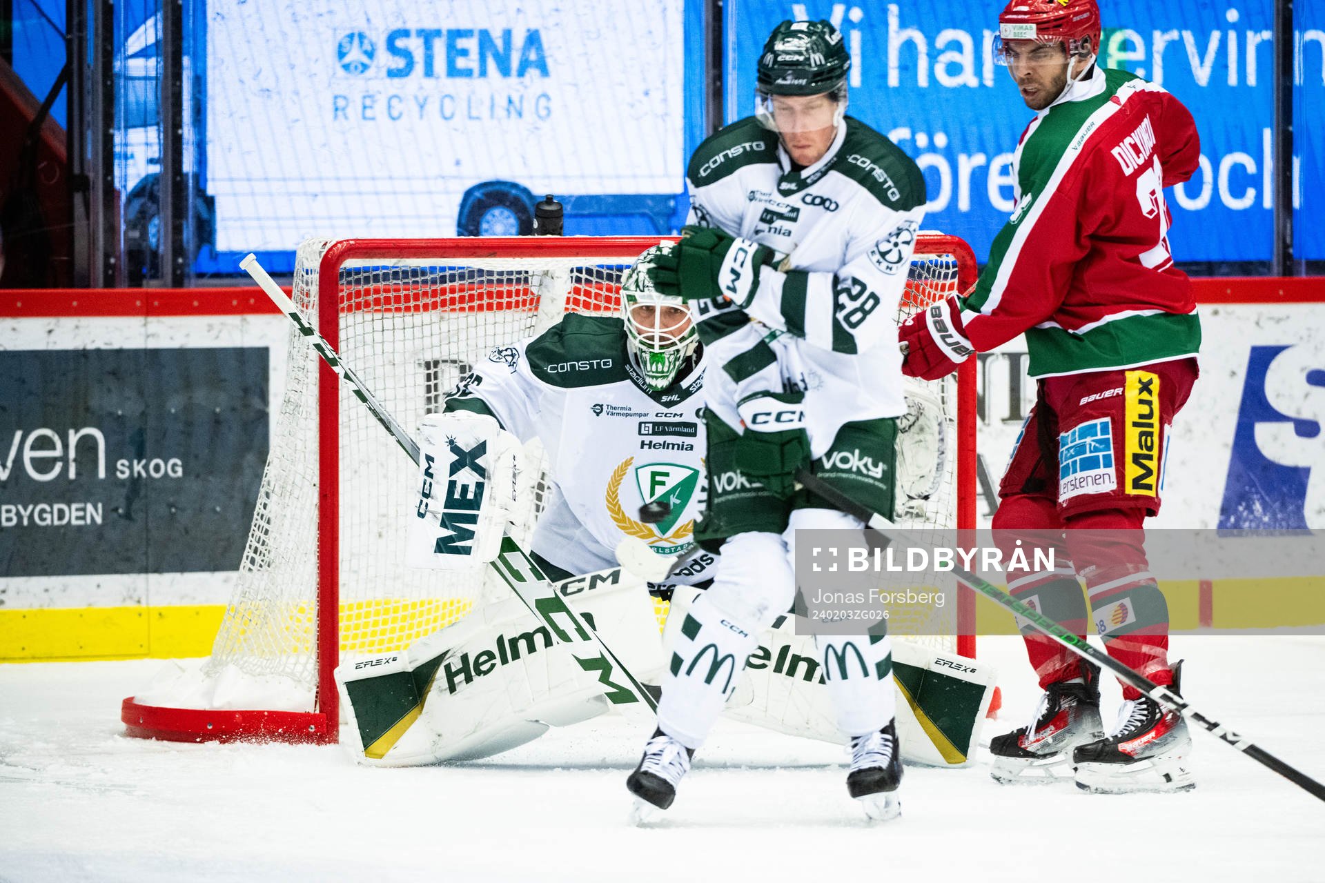 Färjestads målvakt Maxime Lagacé