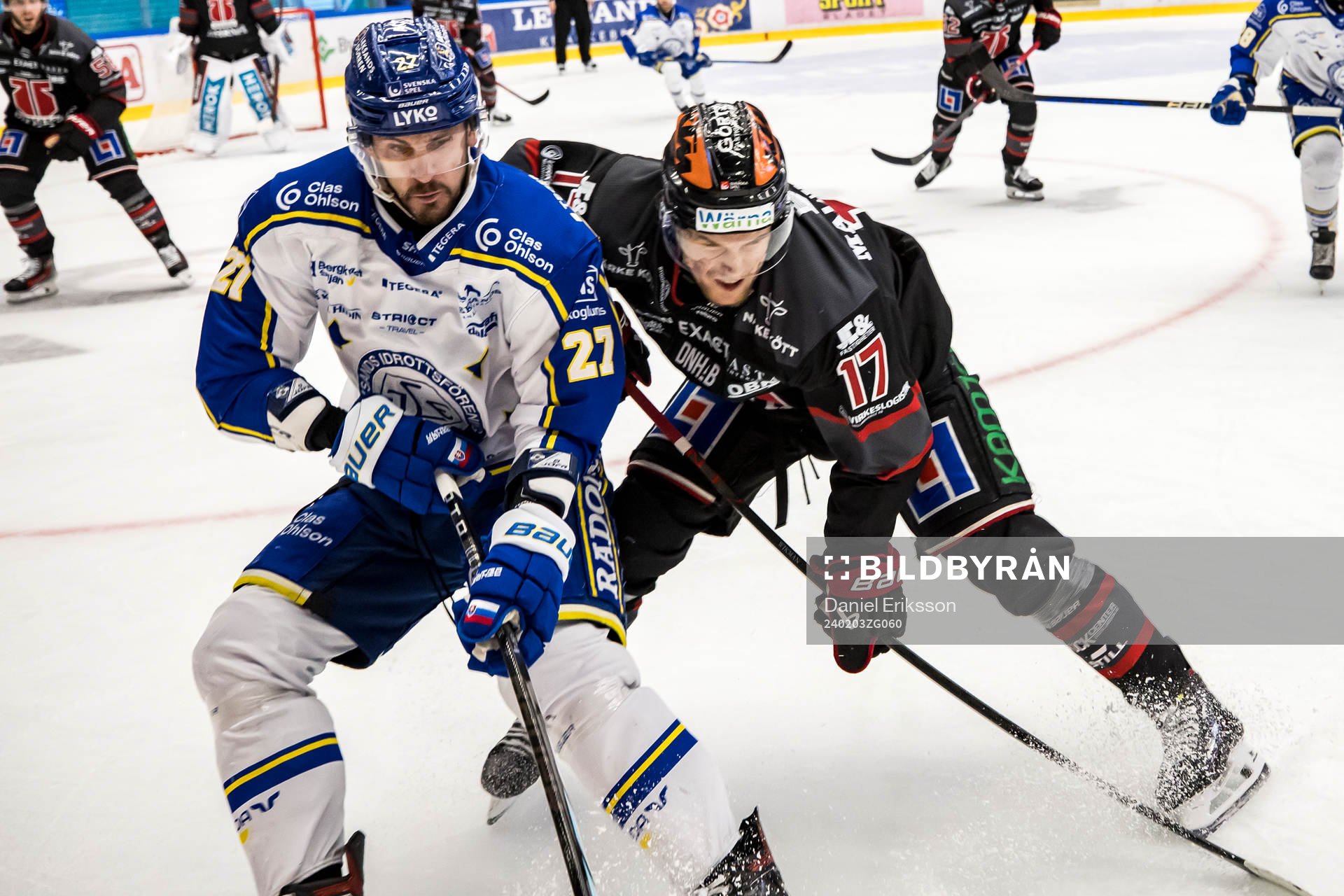 Leksands Marek Hrivik och Örebros William Wikman