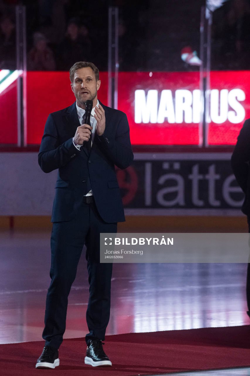 Markus Näslund hyllas