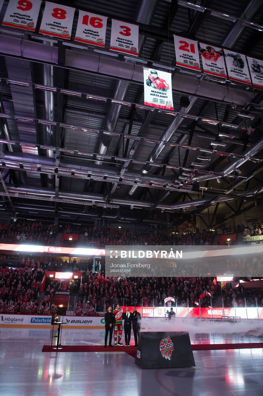 Markus Näslund hyllas