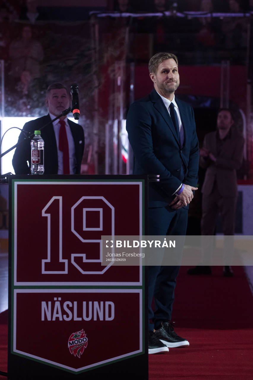 Markus Näslund hyllas