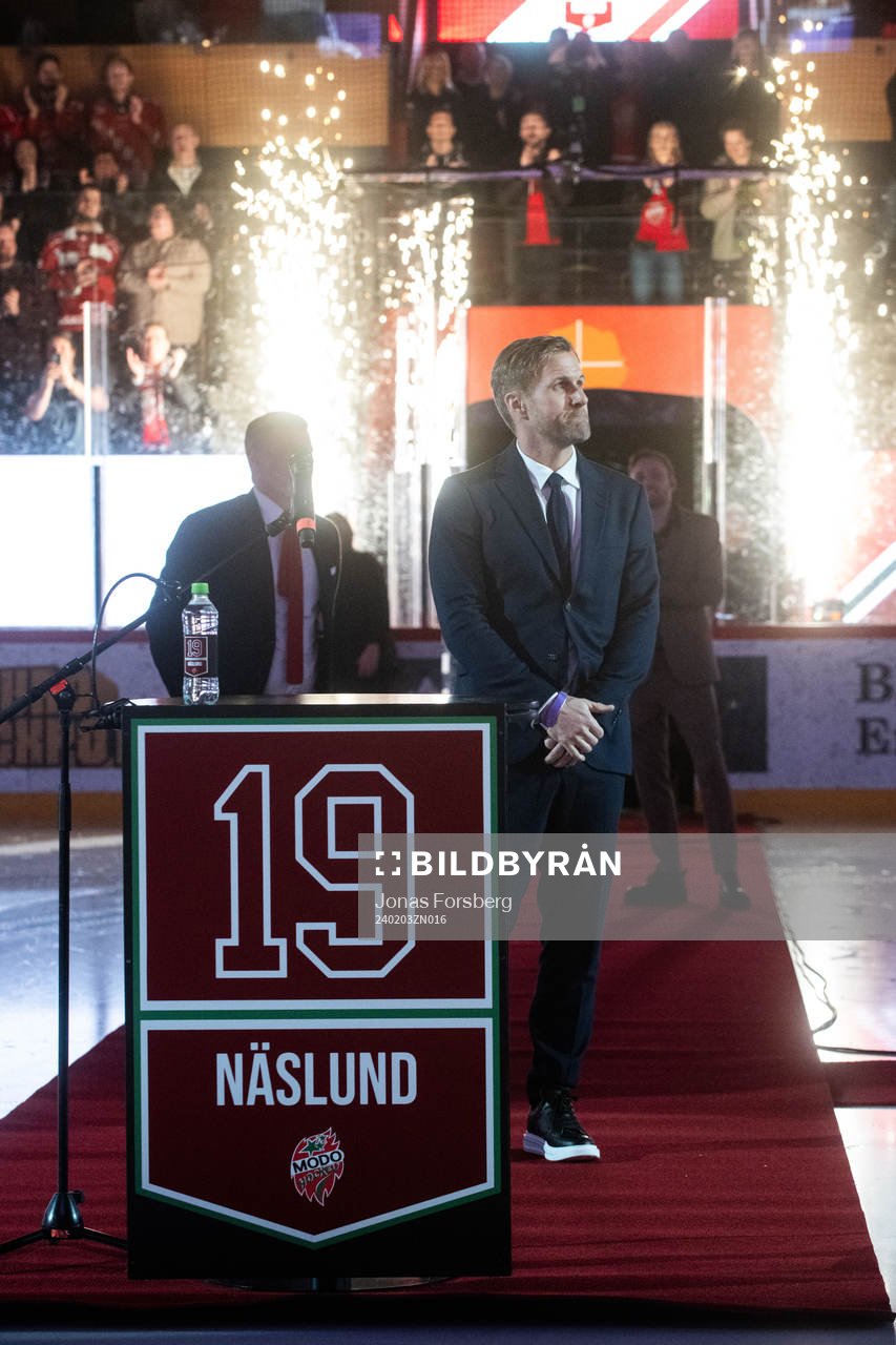 Markus Näslund hyllas