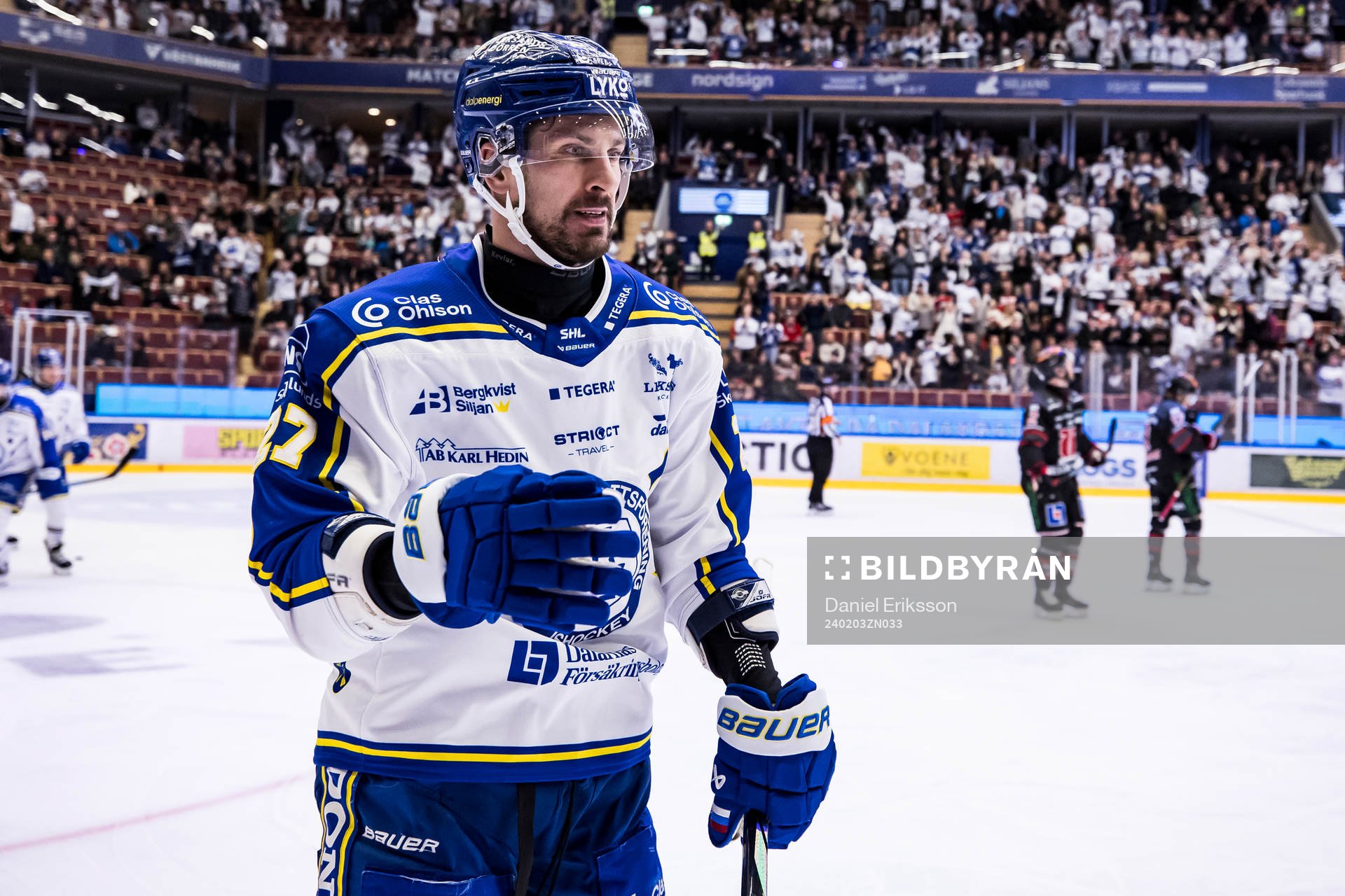Leksands Marek Hrivik jubel