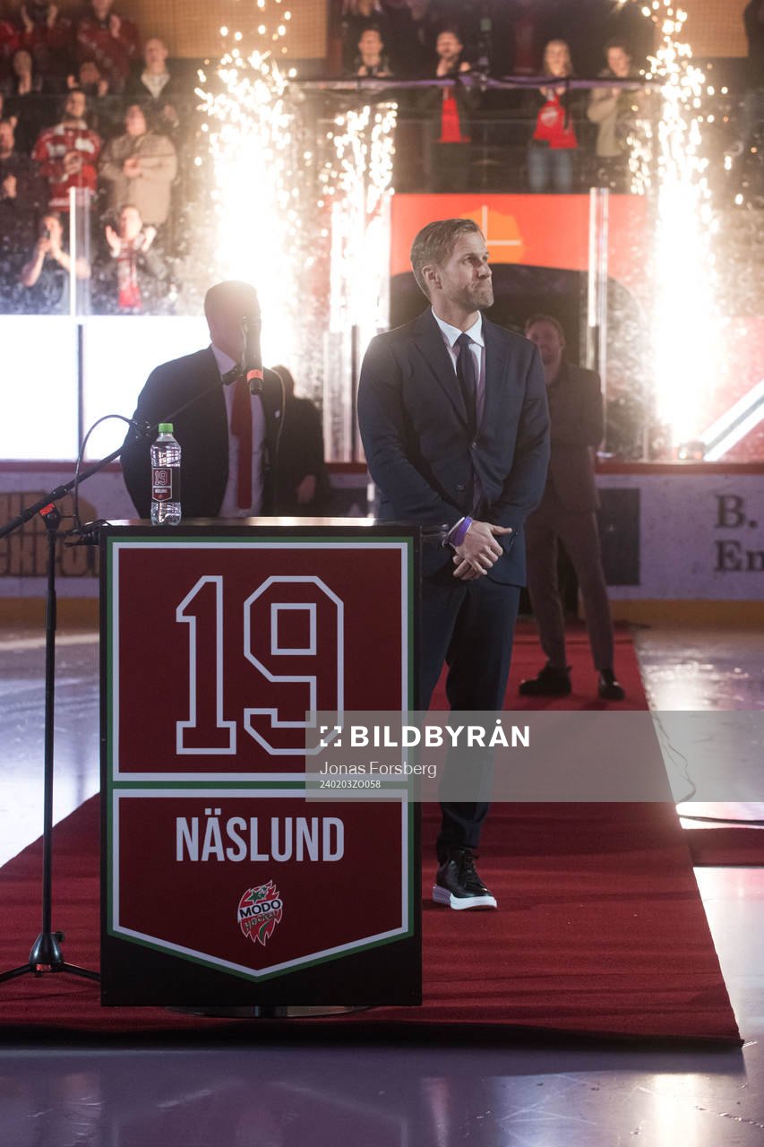 Markus Näslund hyllas