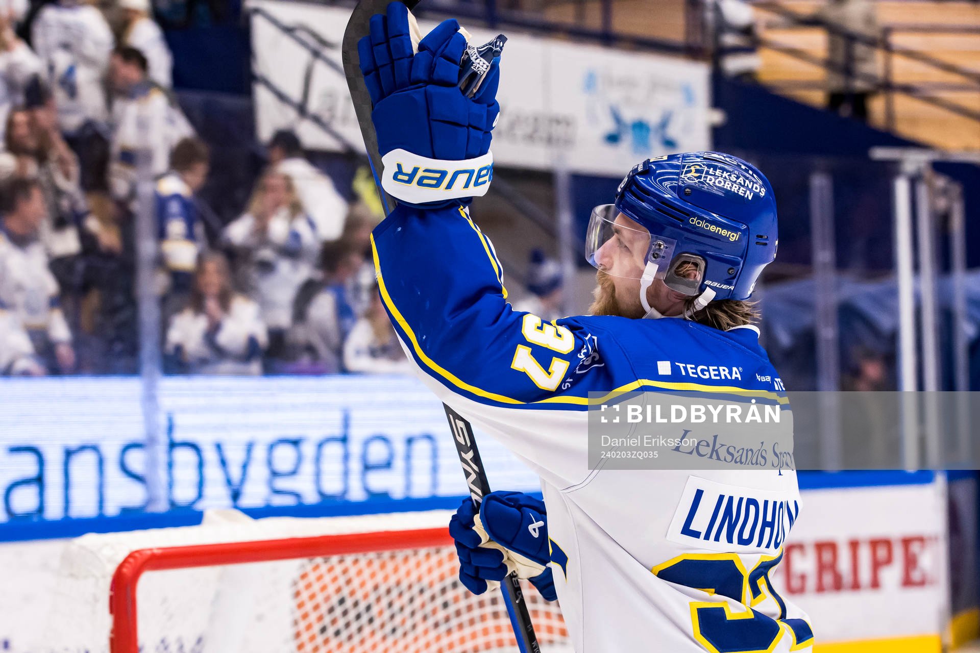 Leksands Anton Lindholm utsedd till matchens krigare