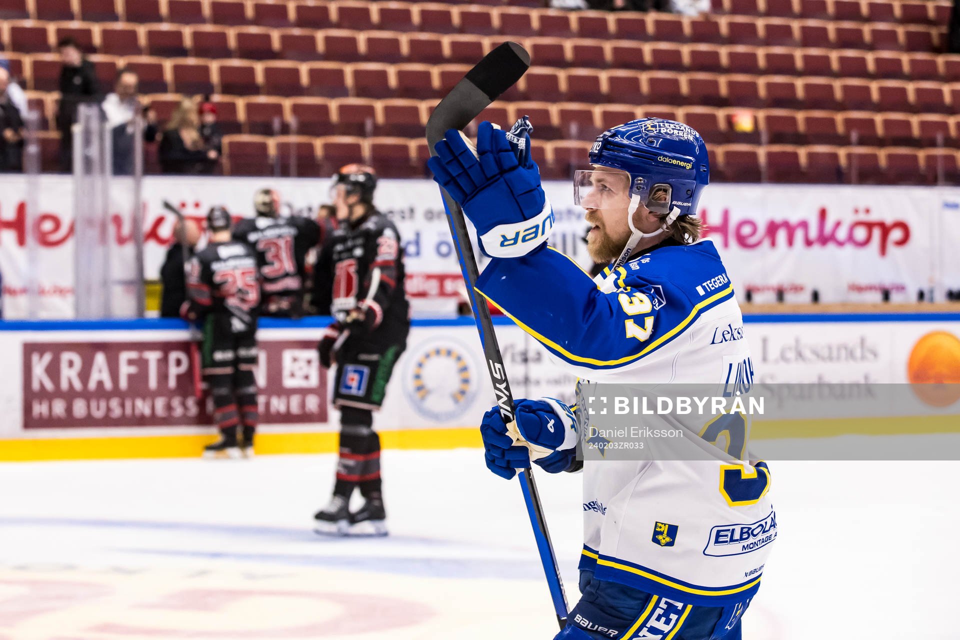 Leksands Anton Lindholm utsedd till matchens krigare