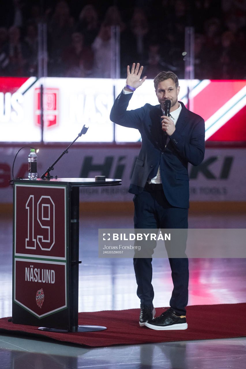 Markus Näslund hyllas