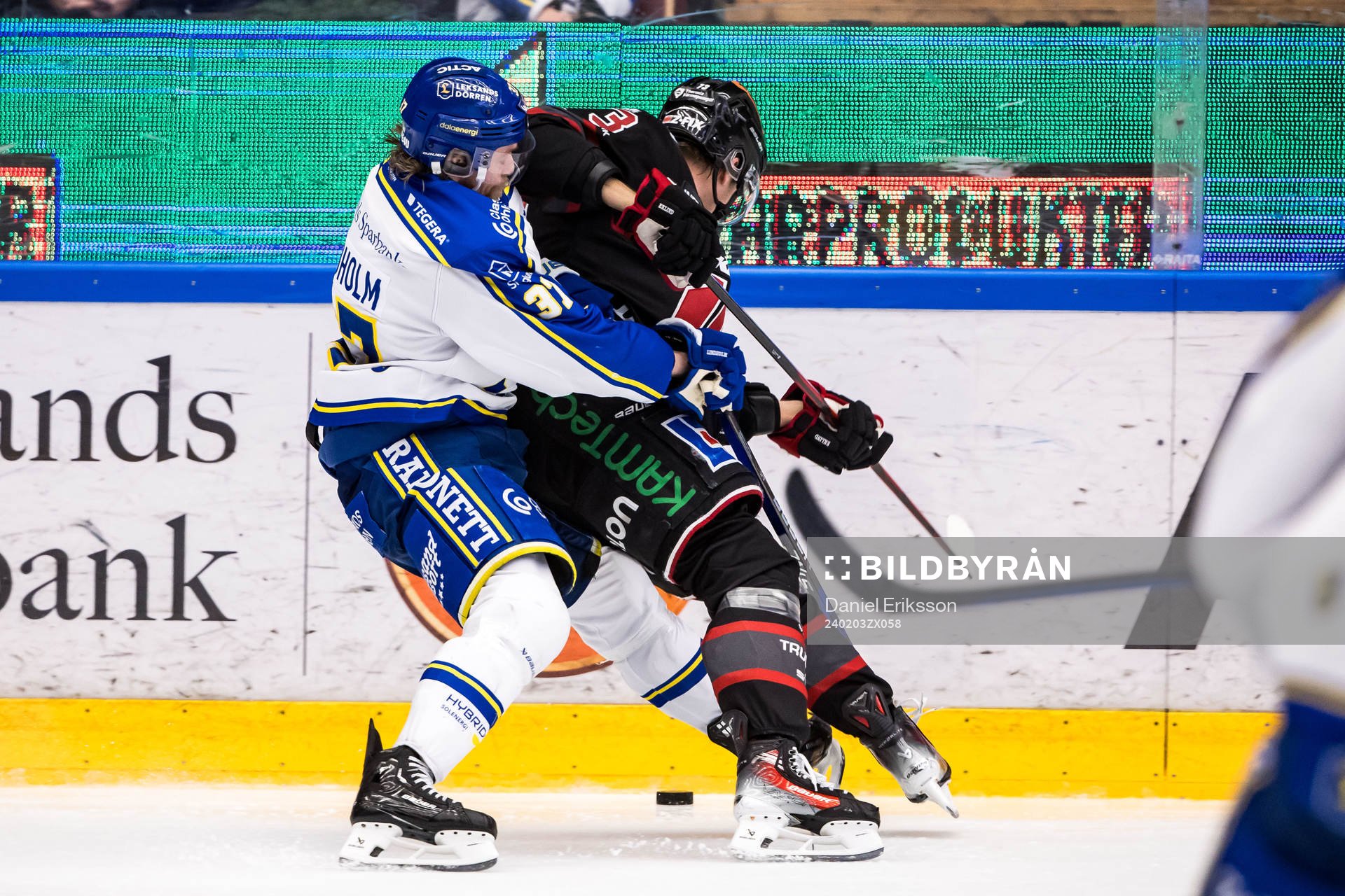 Leksands Anton Lindholm och Örebros Oliver Eklind