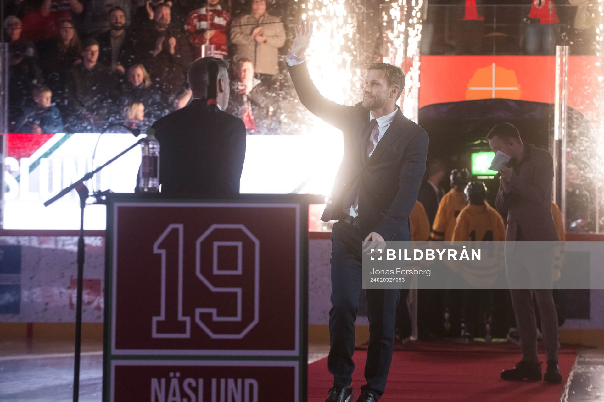 Markus Näslund hyllas