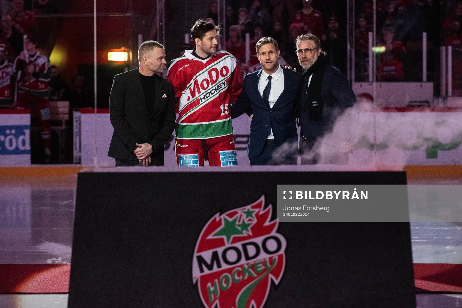 Niklas Sundström, David Rundblad, Markus Näslund och
