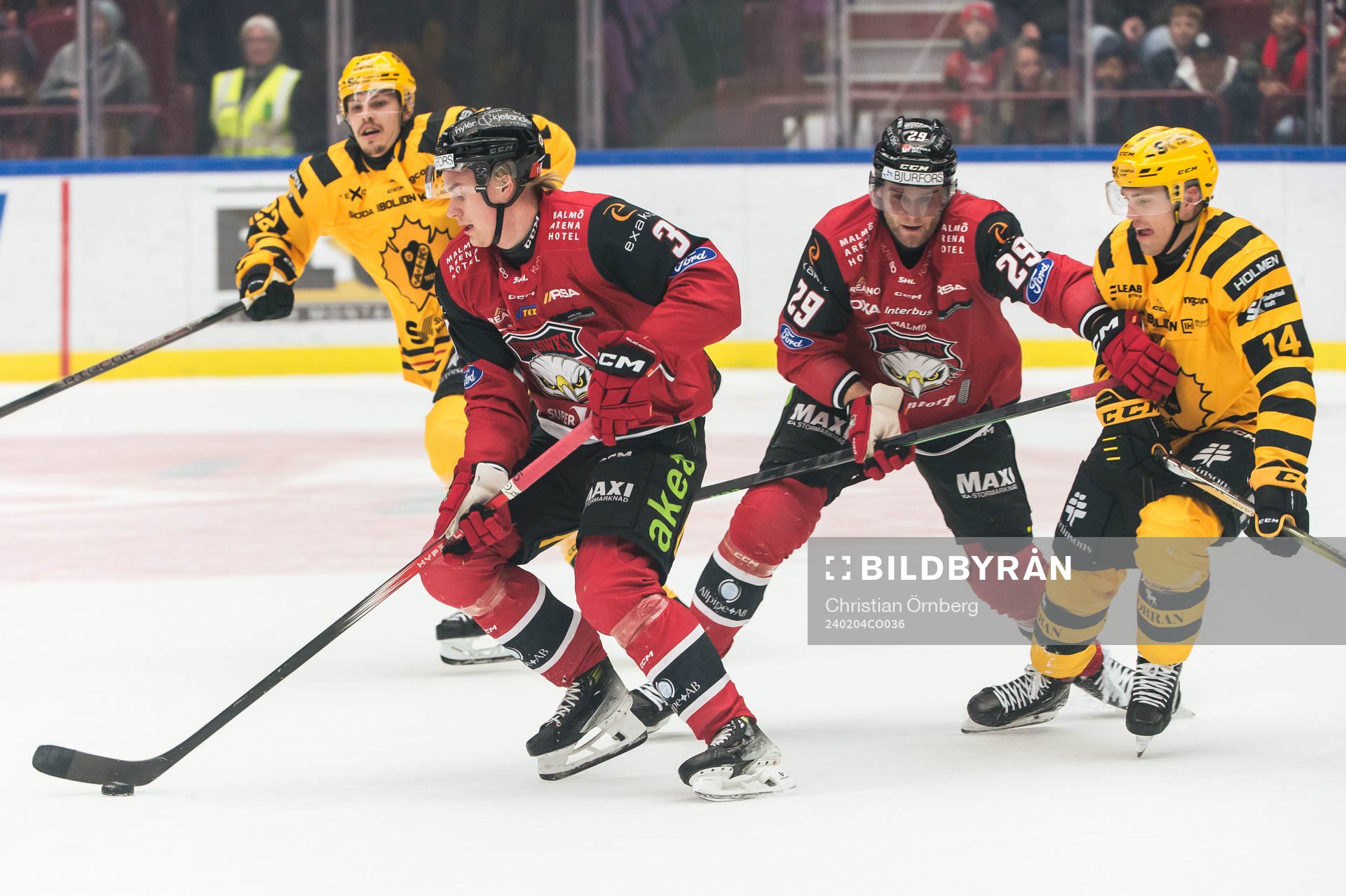 Malmö Redhawks Nuutti Viitasalo och Kim Rosdahl och
