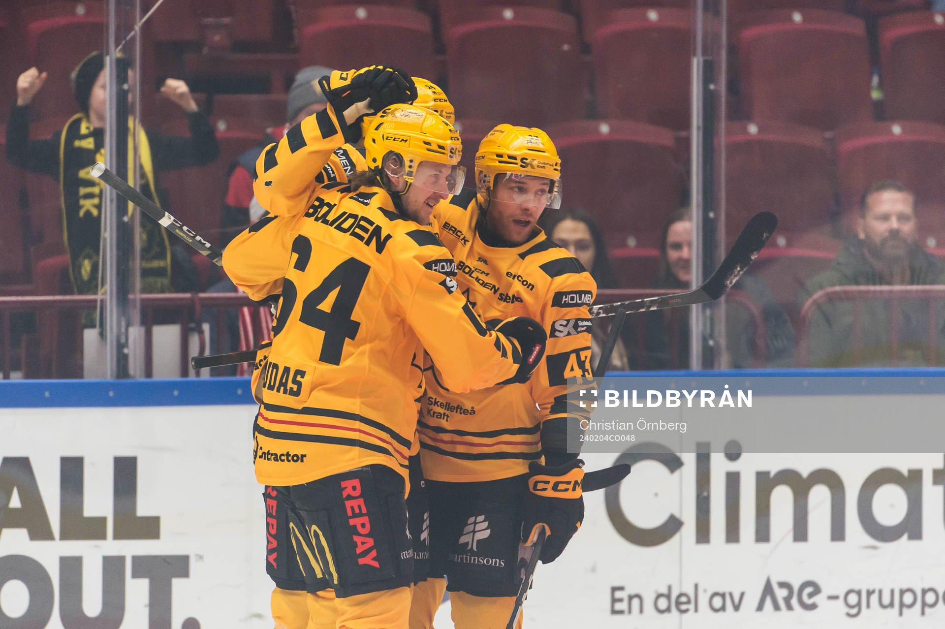 Skellefteås Oscar Lindberg, Jonathan Pudas och Filip
