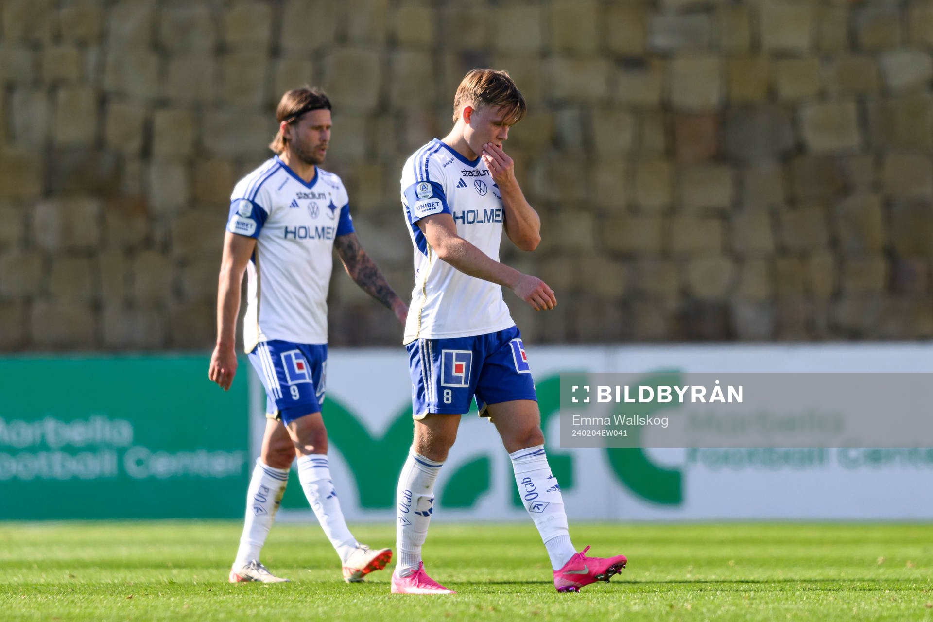 Yahya Kalley of IFK Norrköping looks dejected
