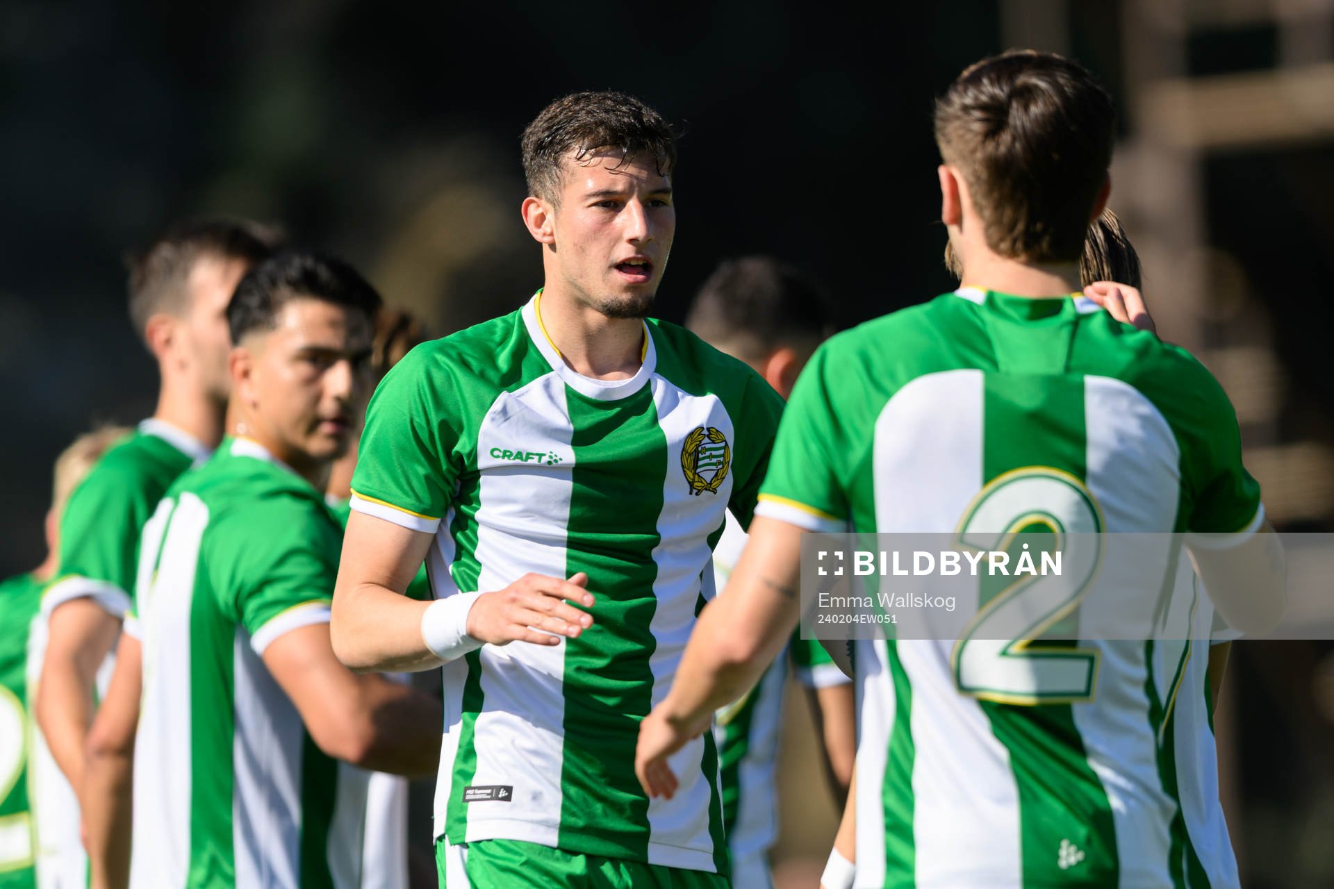 Viktor Djukanovic and Marc Llinares Barragan of Hammarby