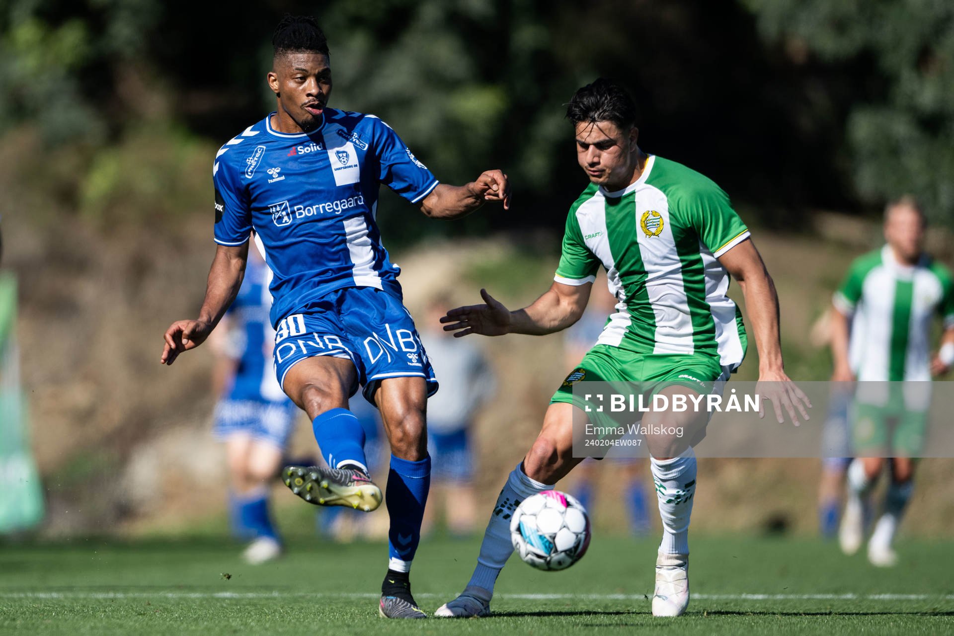 Franklin Degaulle Tebo Uchenna of Sarpsborg 08 and Josef