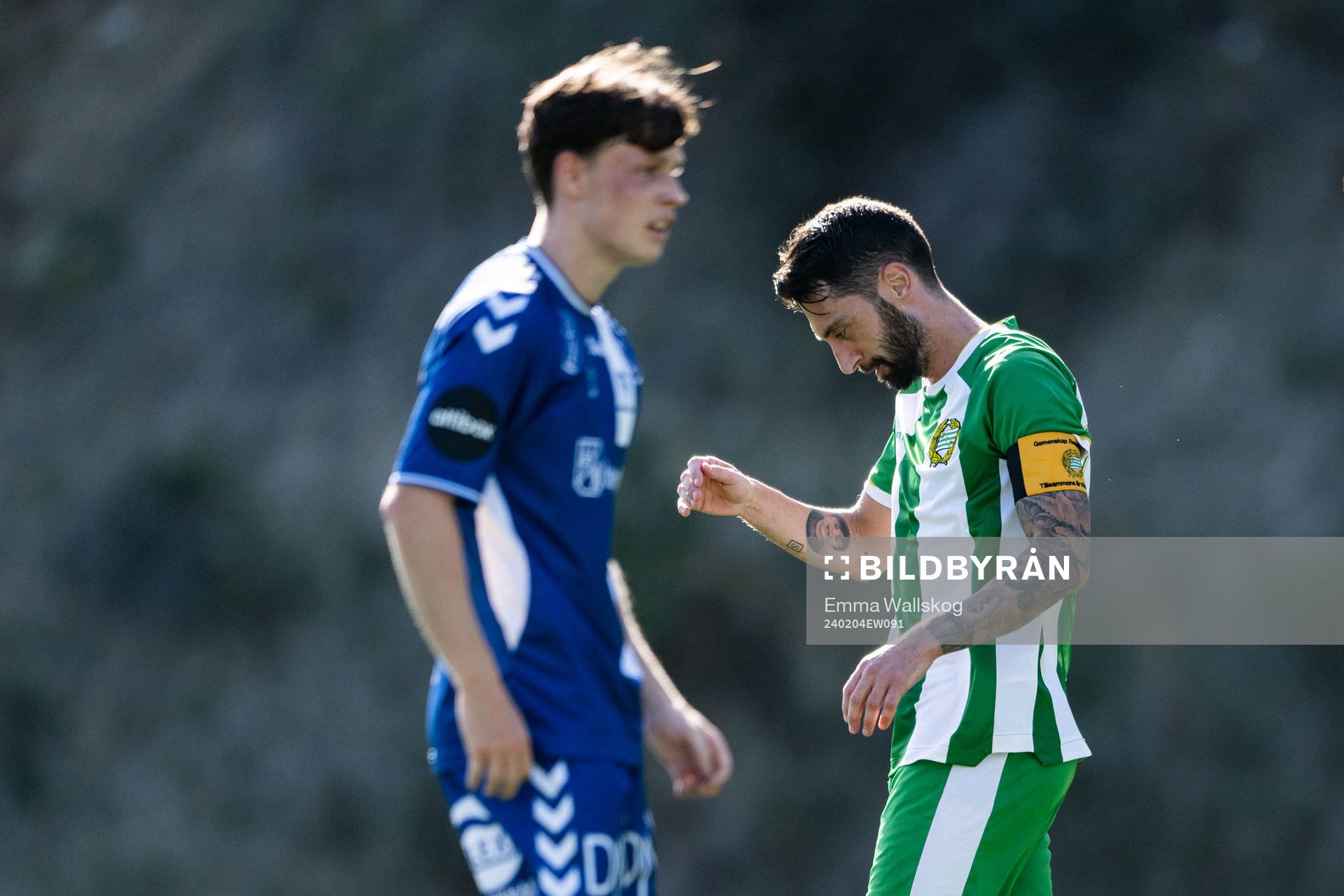 Nahir Besara of Hammarby looks dejected