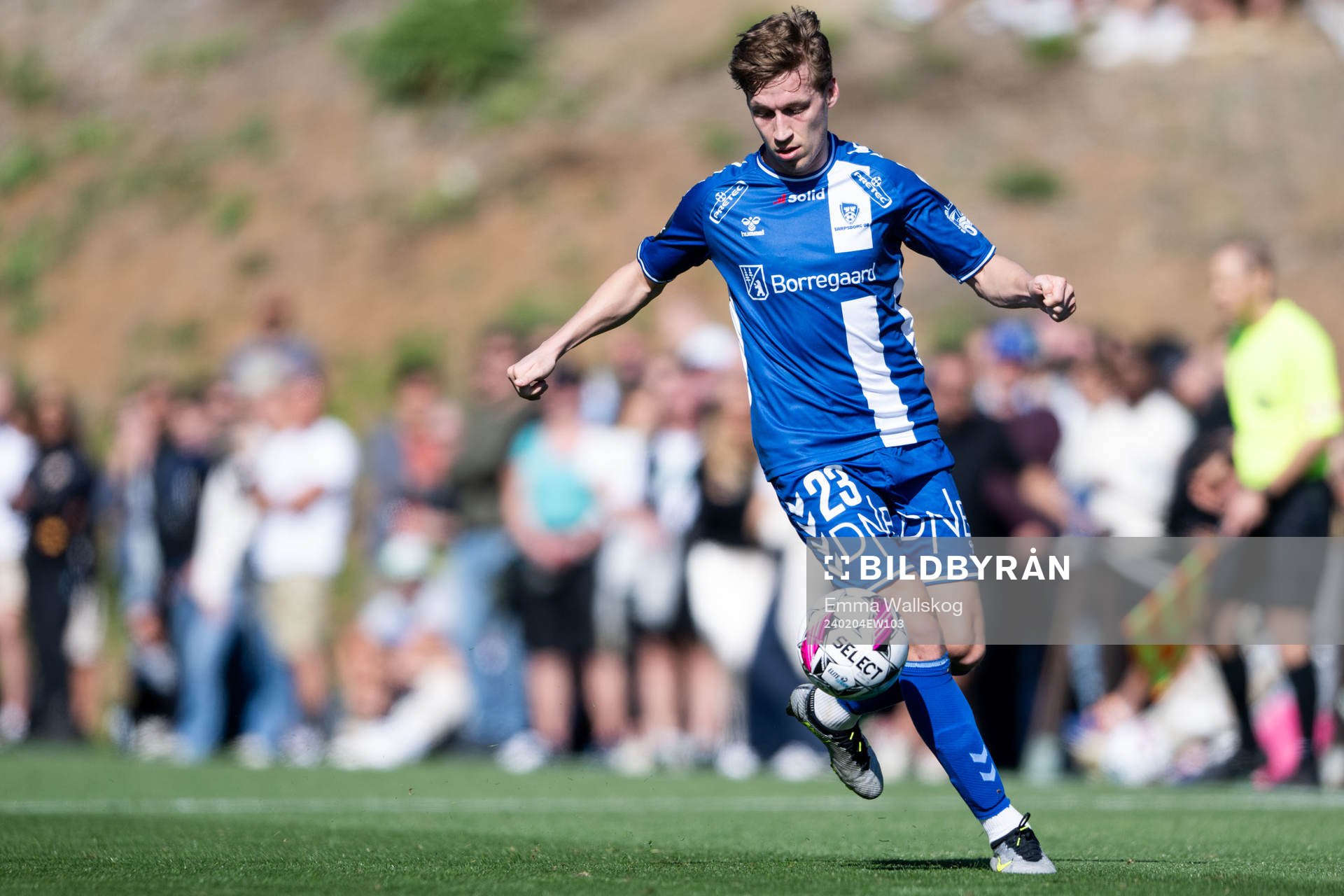 Niklas Sandberg of Sarpsborg 08 during the friendly football match between Hammarby and Sarpsborg 08 on February 4, 2024 in Marbella.