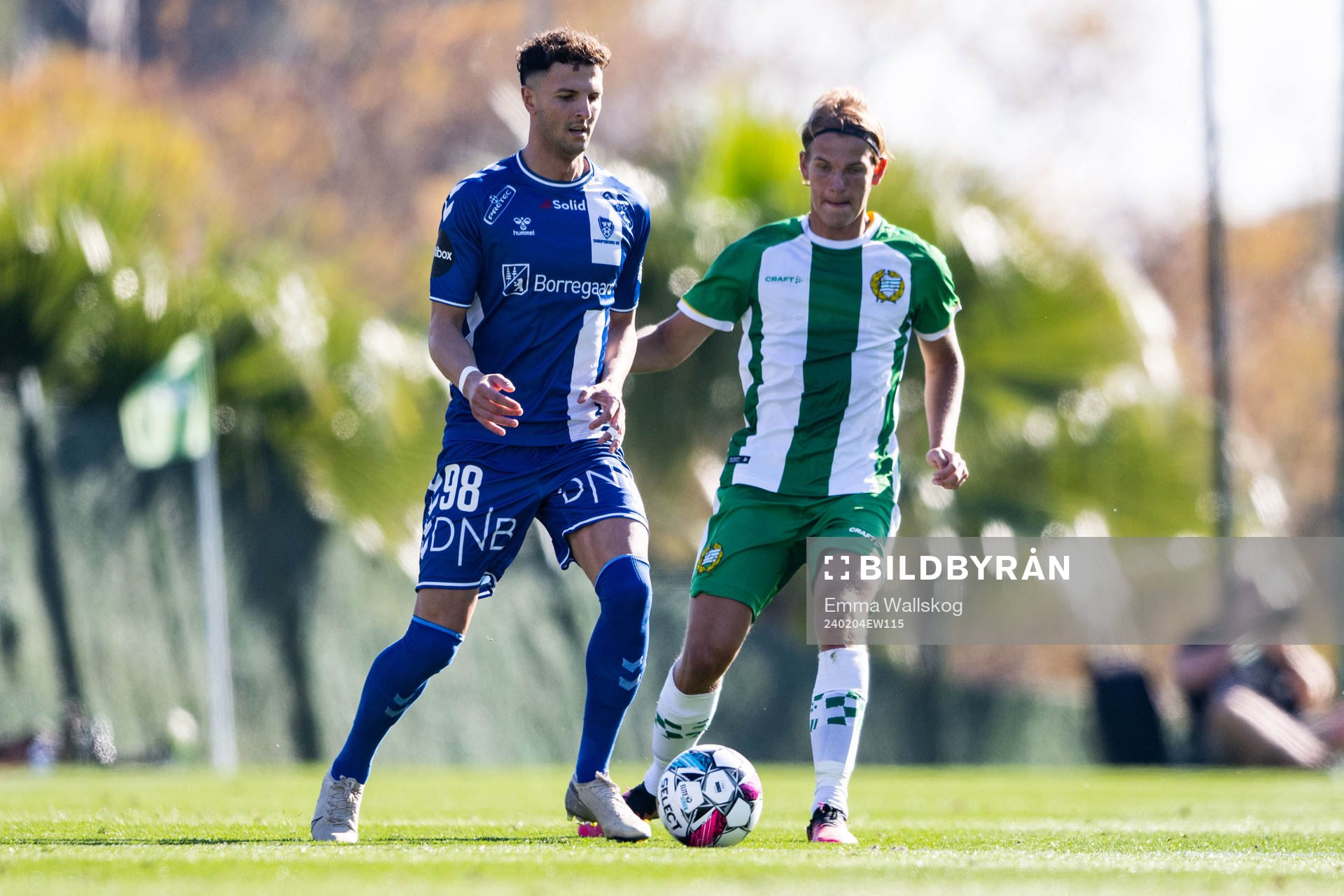Rafik Zekhnini of Sarpsborg 08 and Markus Karlsson of
