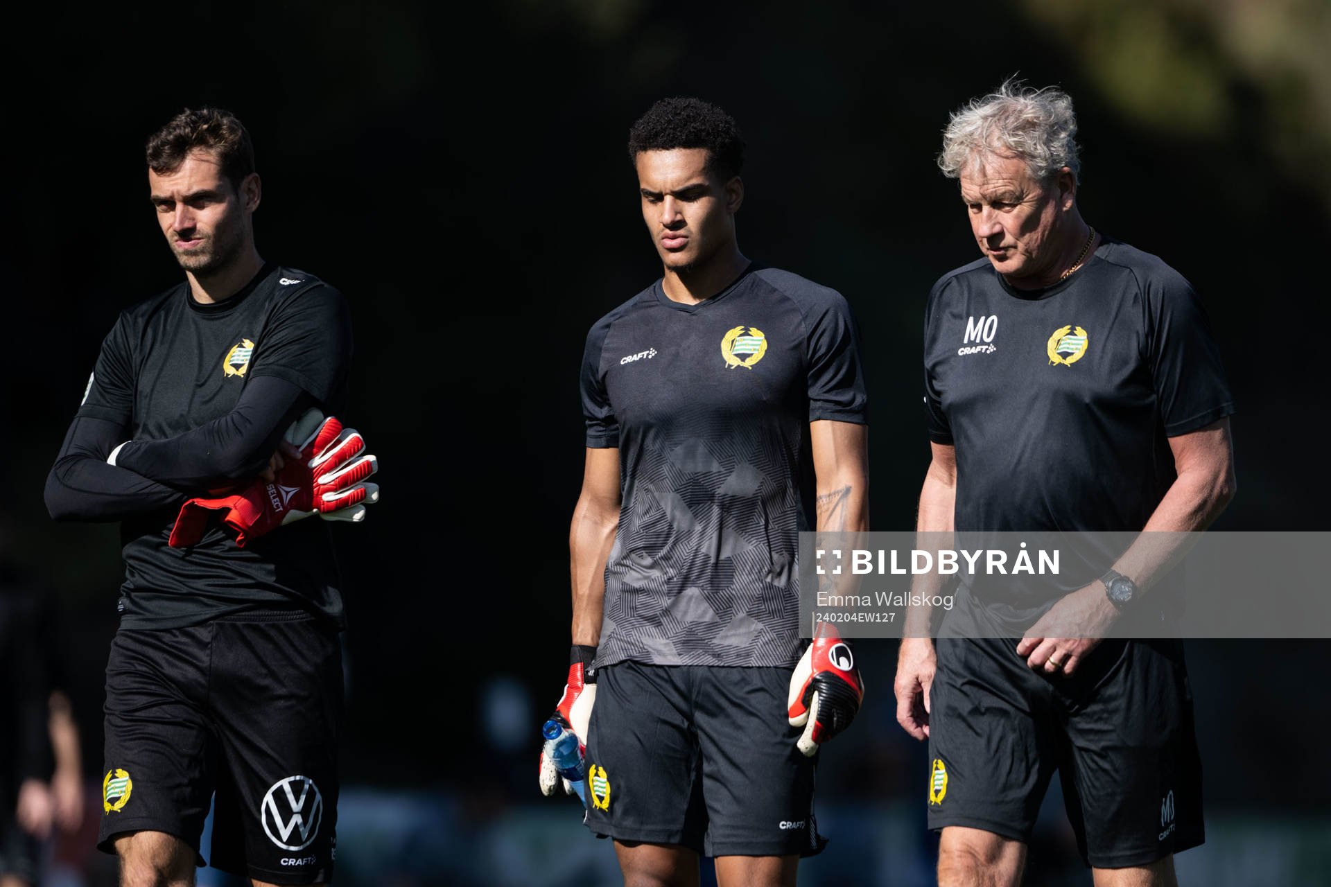 Goalkeeper Davor Blazevic, goalkeeper Oliver Dovin and