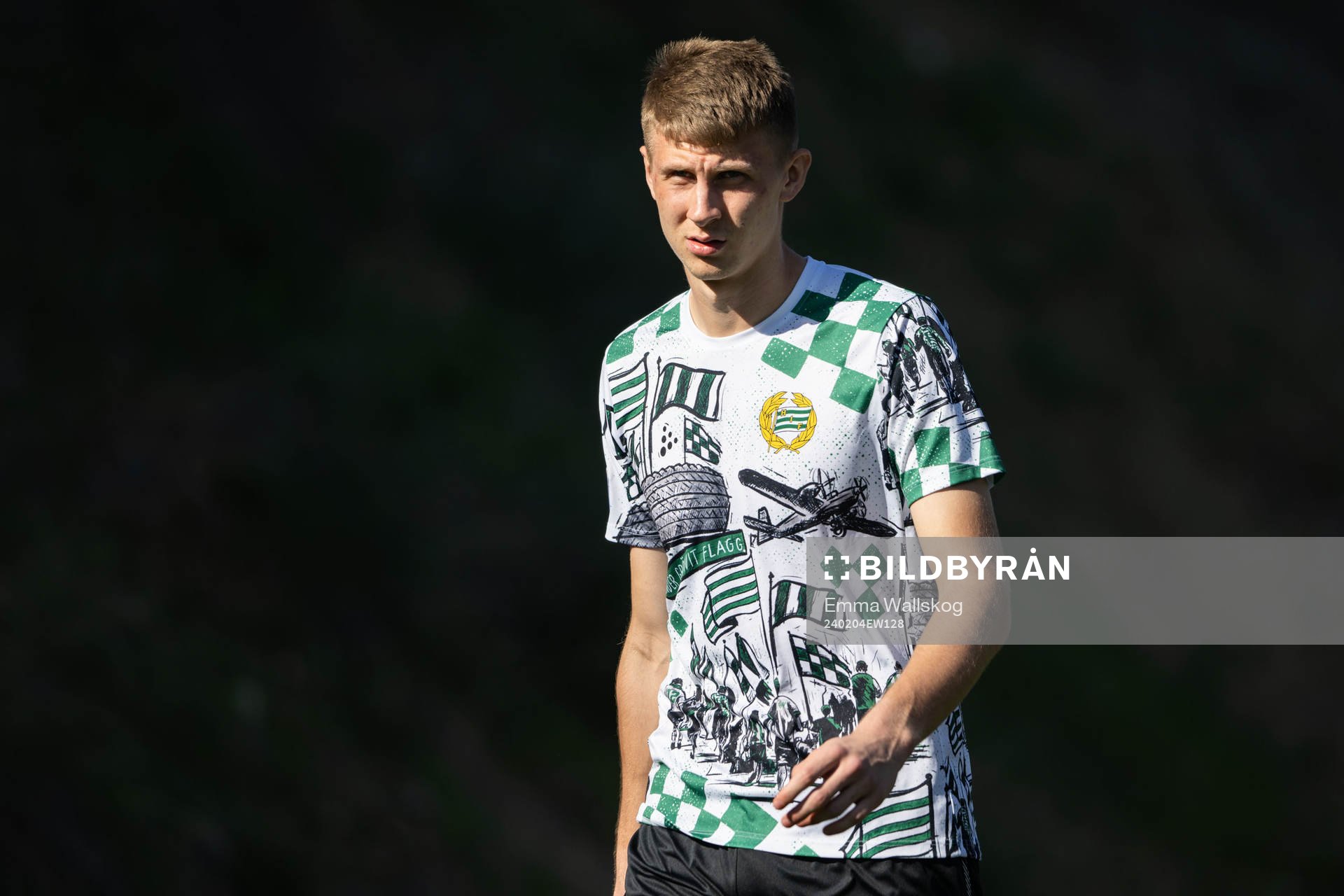 Goalkeeper Sebastian Selin of Hammarby