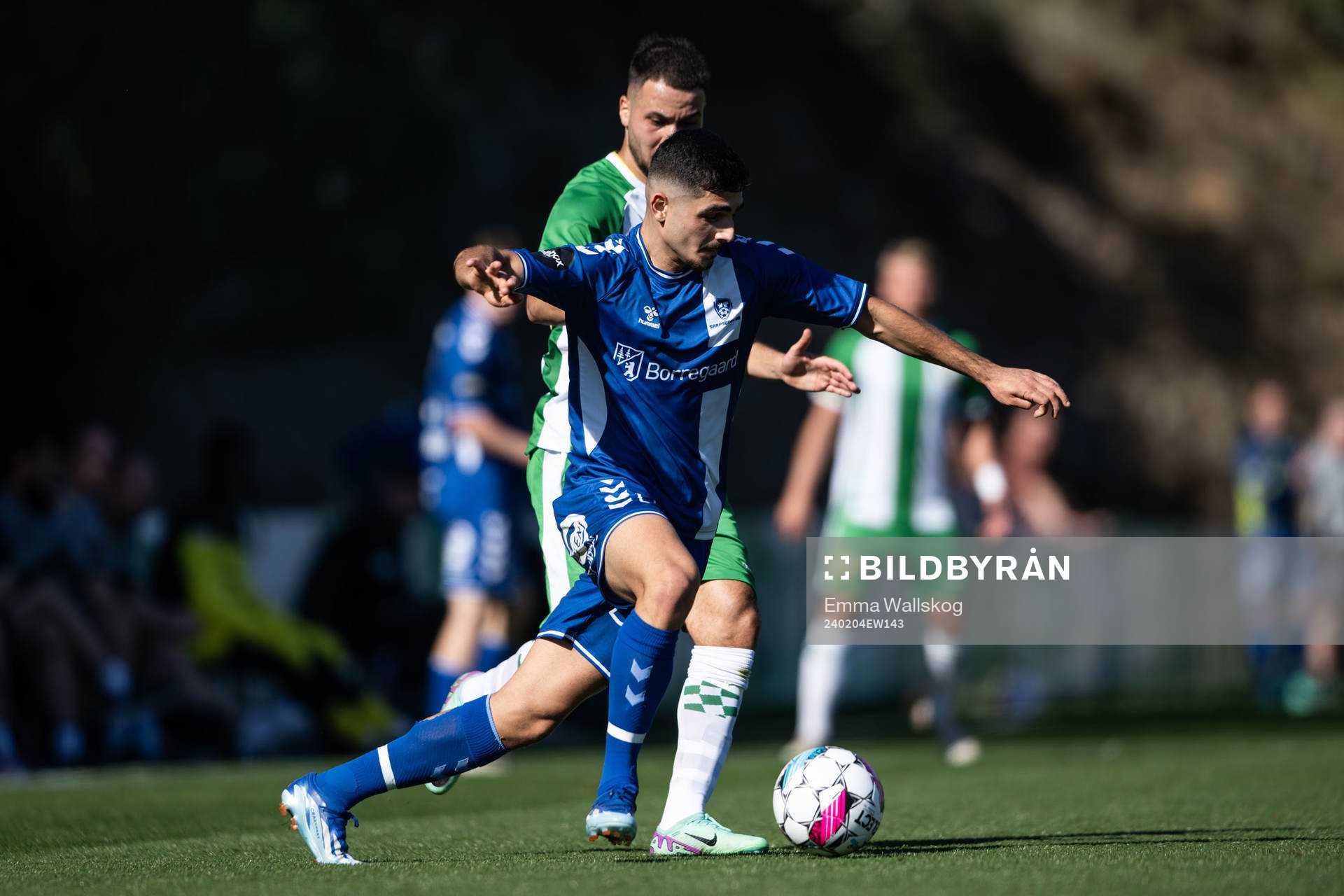 Aimar Sher of Sarpsborg 08 and Abdelrahman Boudah Saidi of