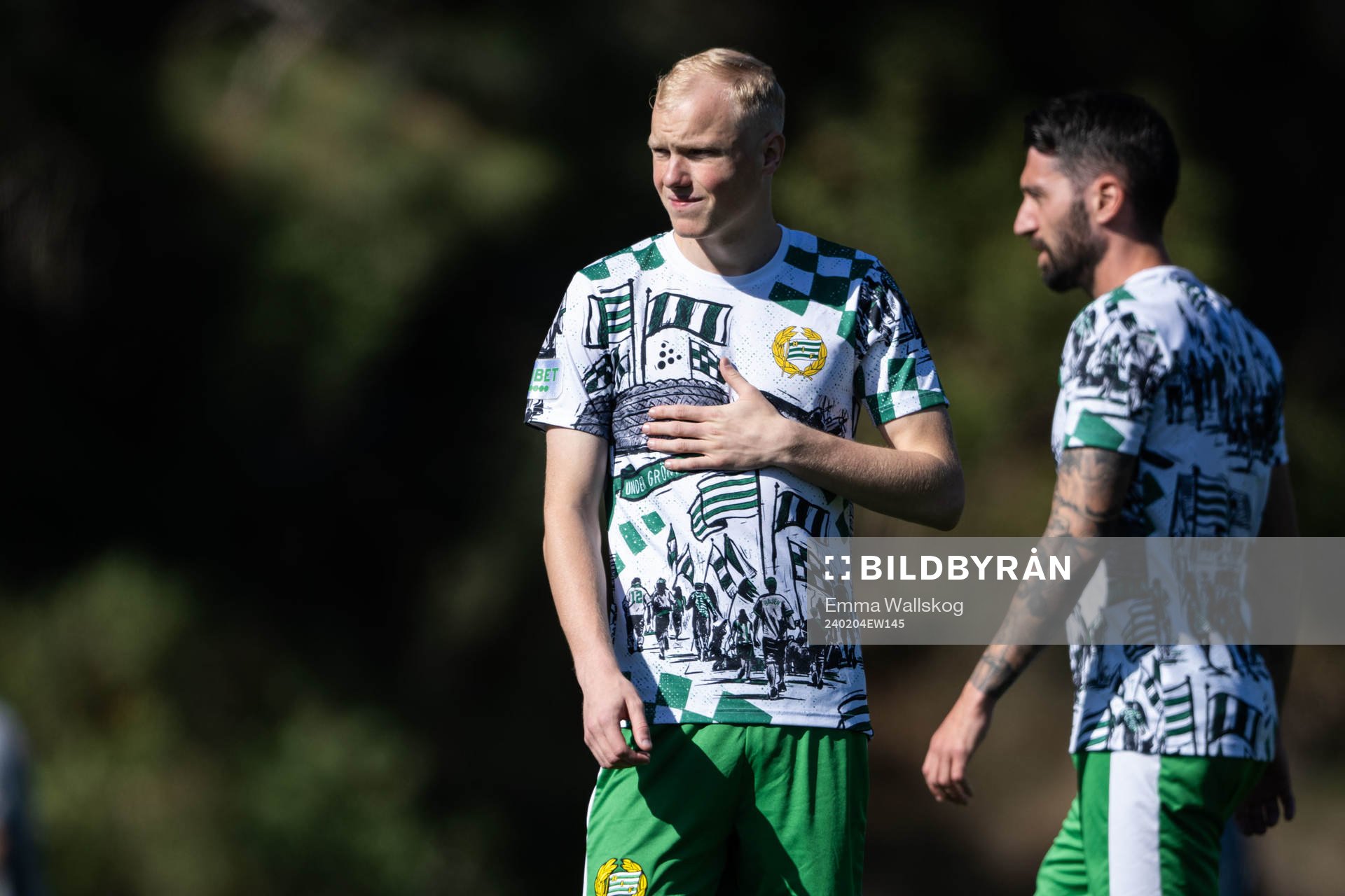 Marcus Rafferty of Hammarby ahead of the friendly football match between Hammarby and Sarpsborg 08 on February 4, 2024 in Marbella.