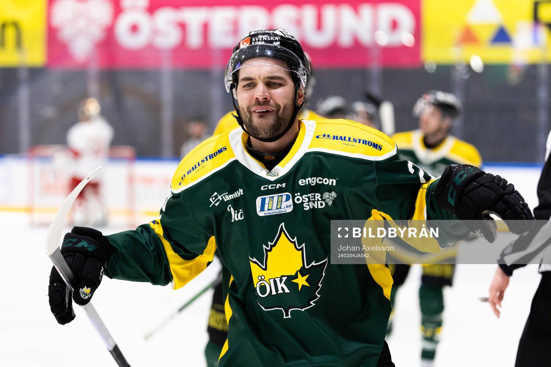 Östersunds Carl Skärström jublar