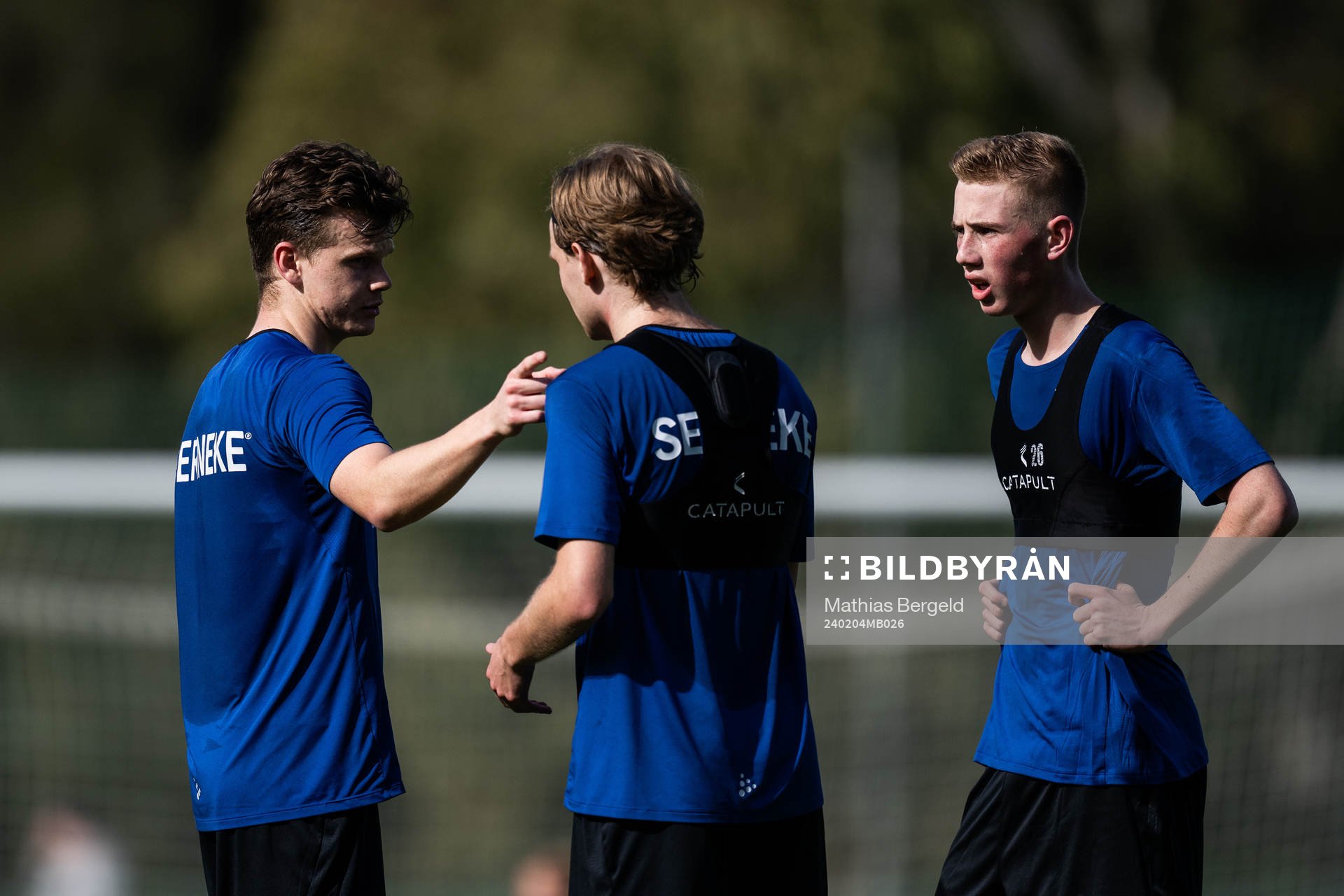 Kolbeinn Thordarson, Oscar Pettersson och Benjamin Brantlind