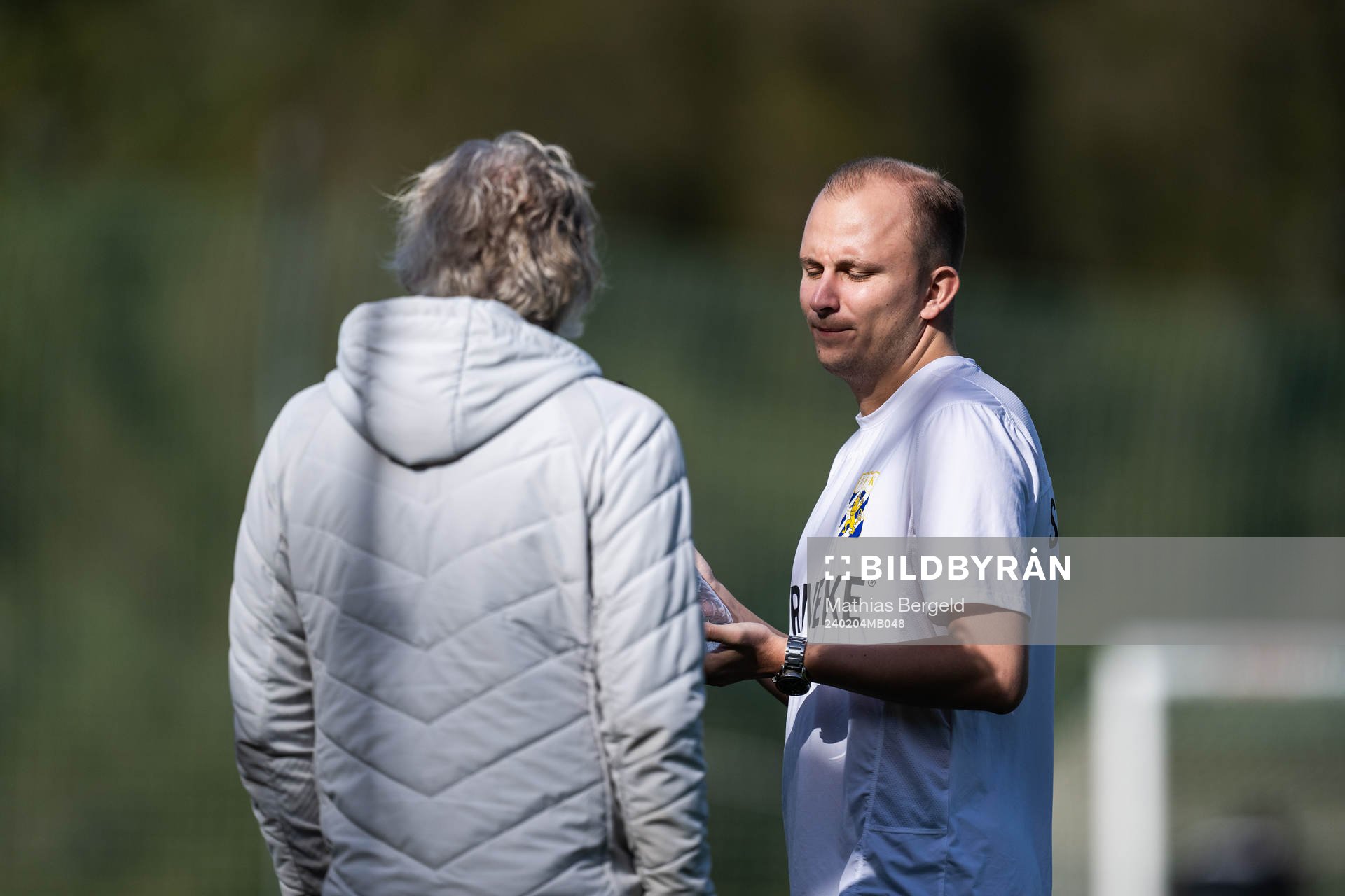 Chefsscout Stig Torbjörnsen och Sportslig assistent David