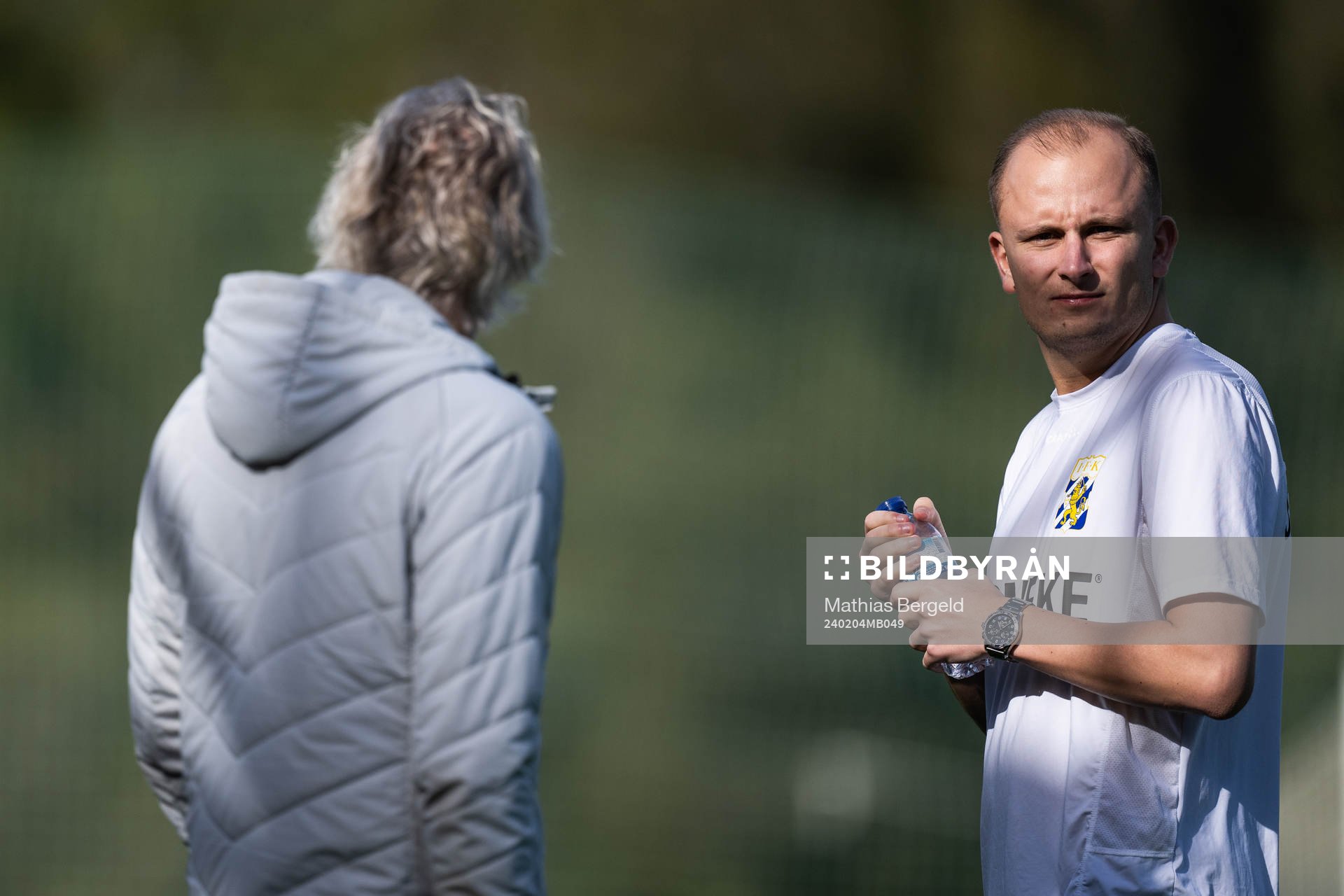 Chefsscout Stig Torbjörnsen och Sportslig assistent David