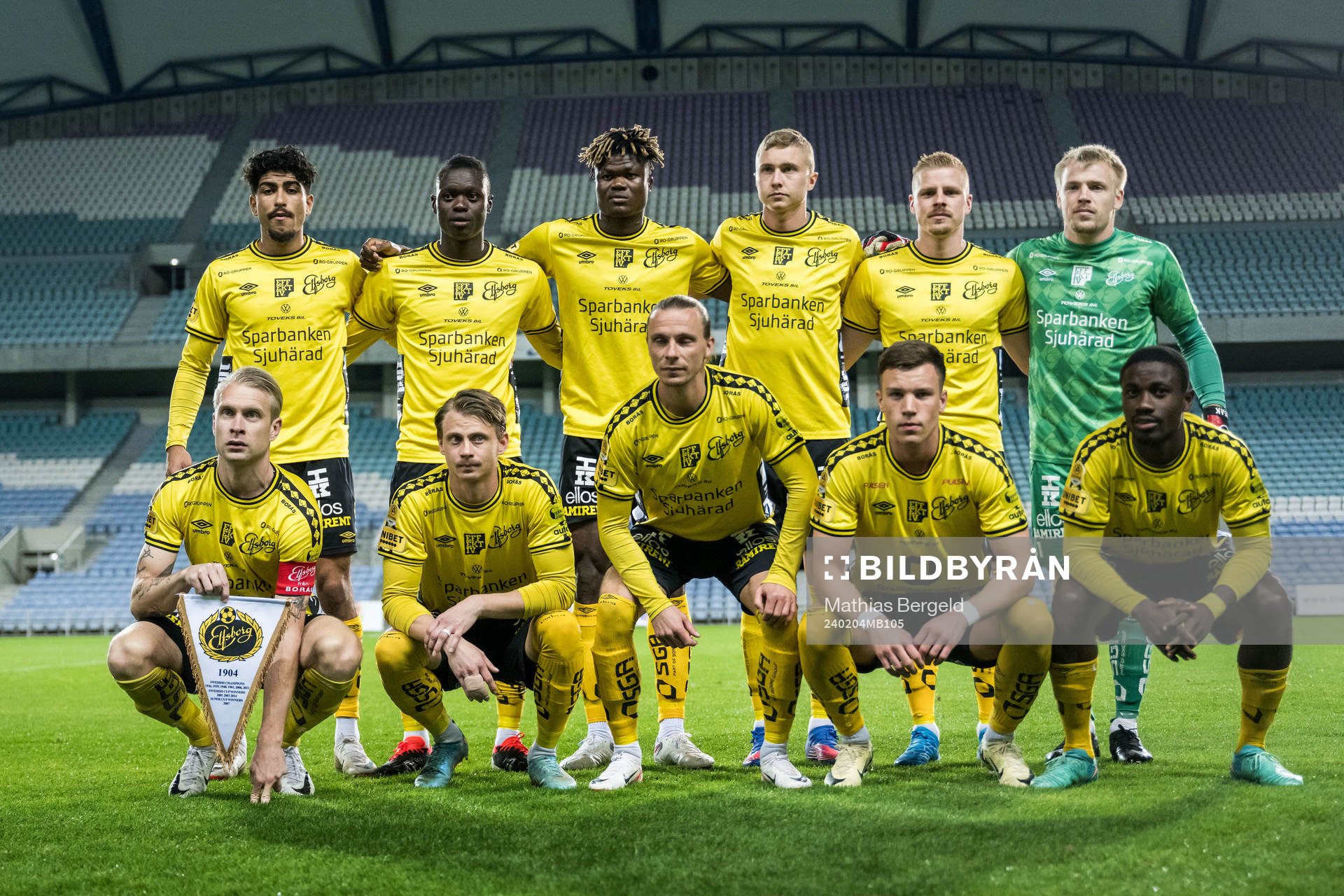 The starting eleven of Elfsborg
