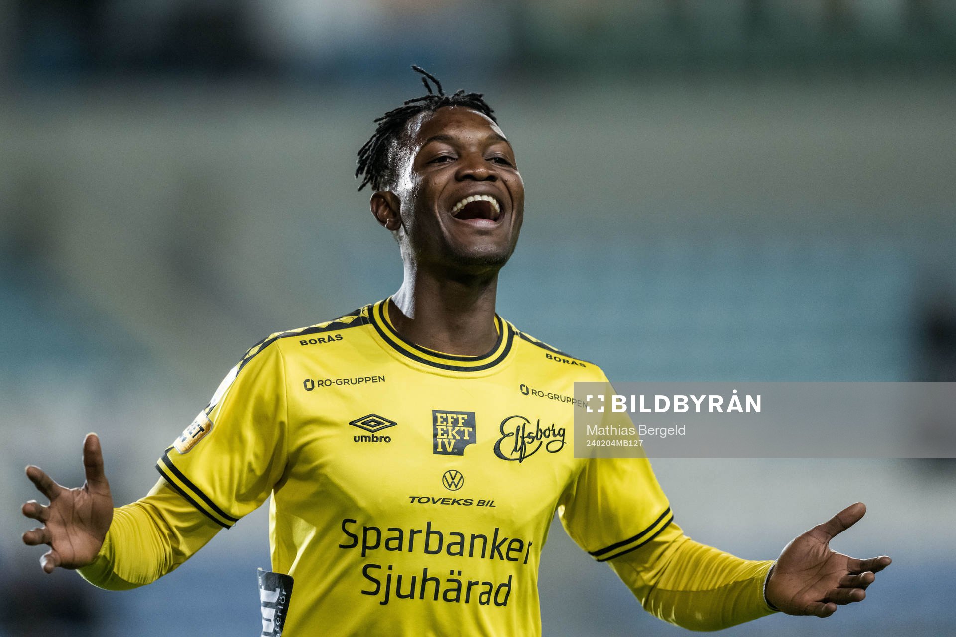 Jalal Abdullah of Elfsborg celebrates